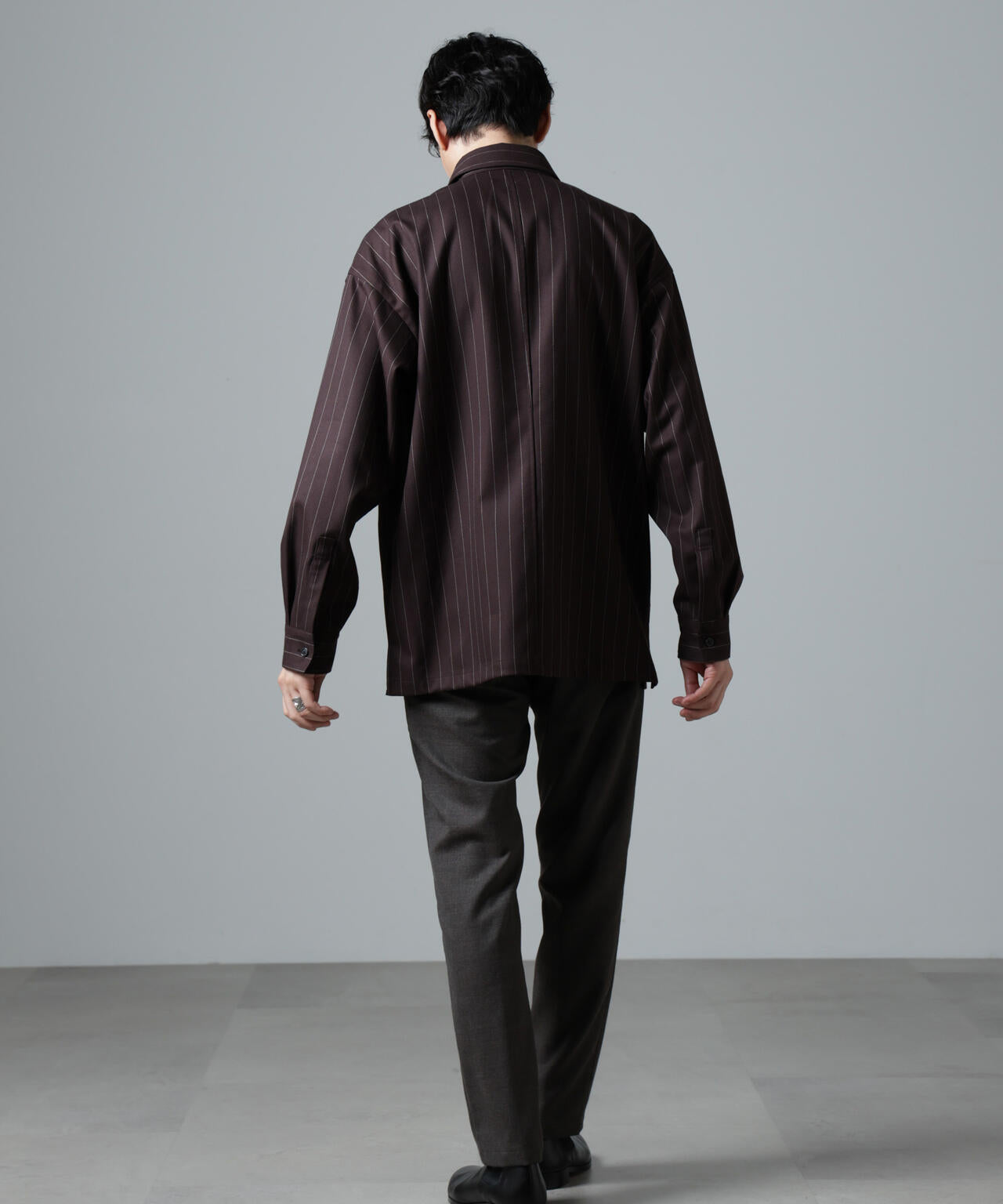｢N TROUSERS PREMIUM｣RENURウール混洗えるサキソニーパンツ(セットアップ可)