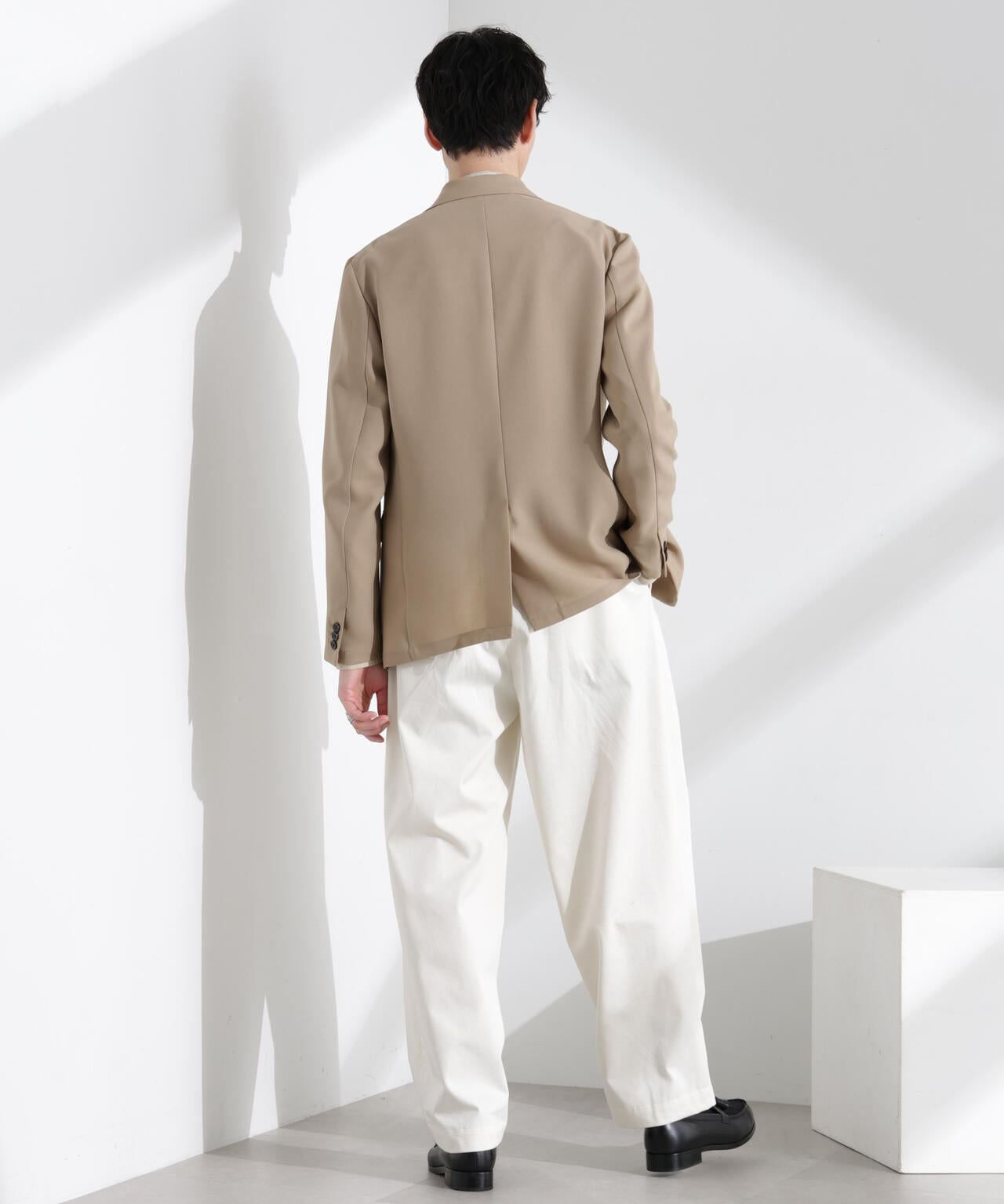 「N JACKET PREMIUM」強撚ピケストレッチジャケット(セットアップ可)