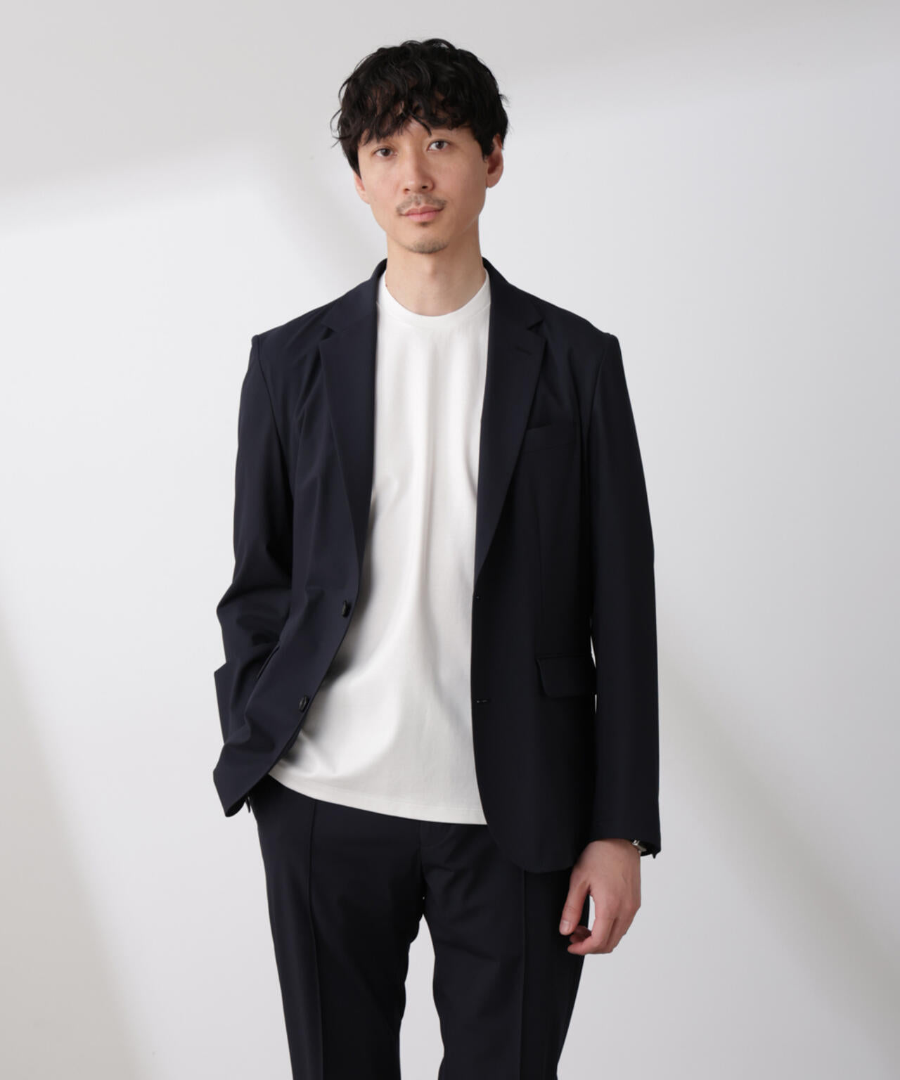 ｢N JACKET BASIC｣トロピカルストレッチジャケット（セットアップ可）