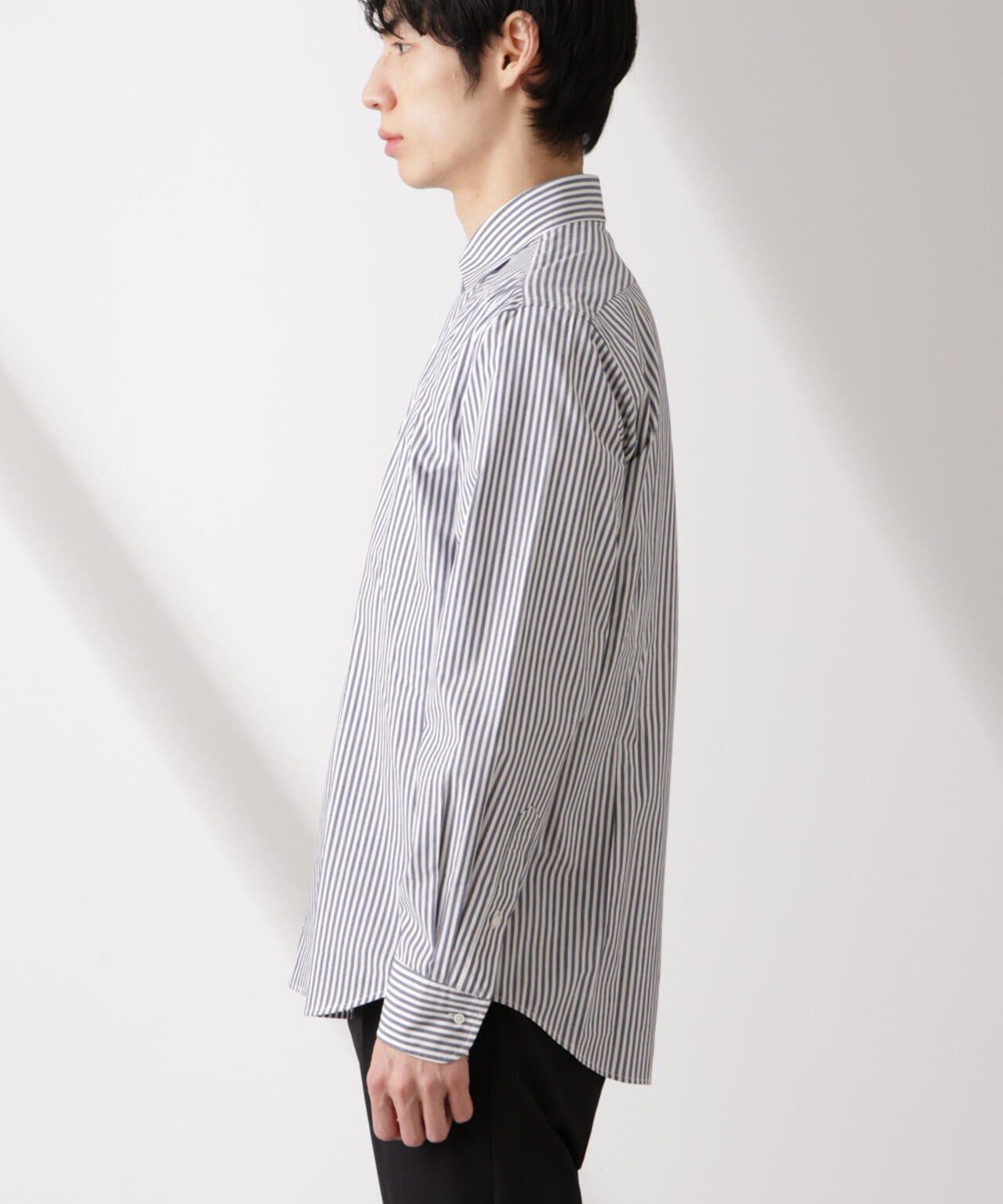 ｢N shirt｣Anti Soaked(R) 汗染み防止セミワイドカラーシャツ長袖