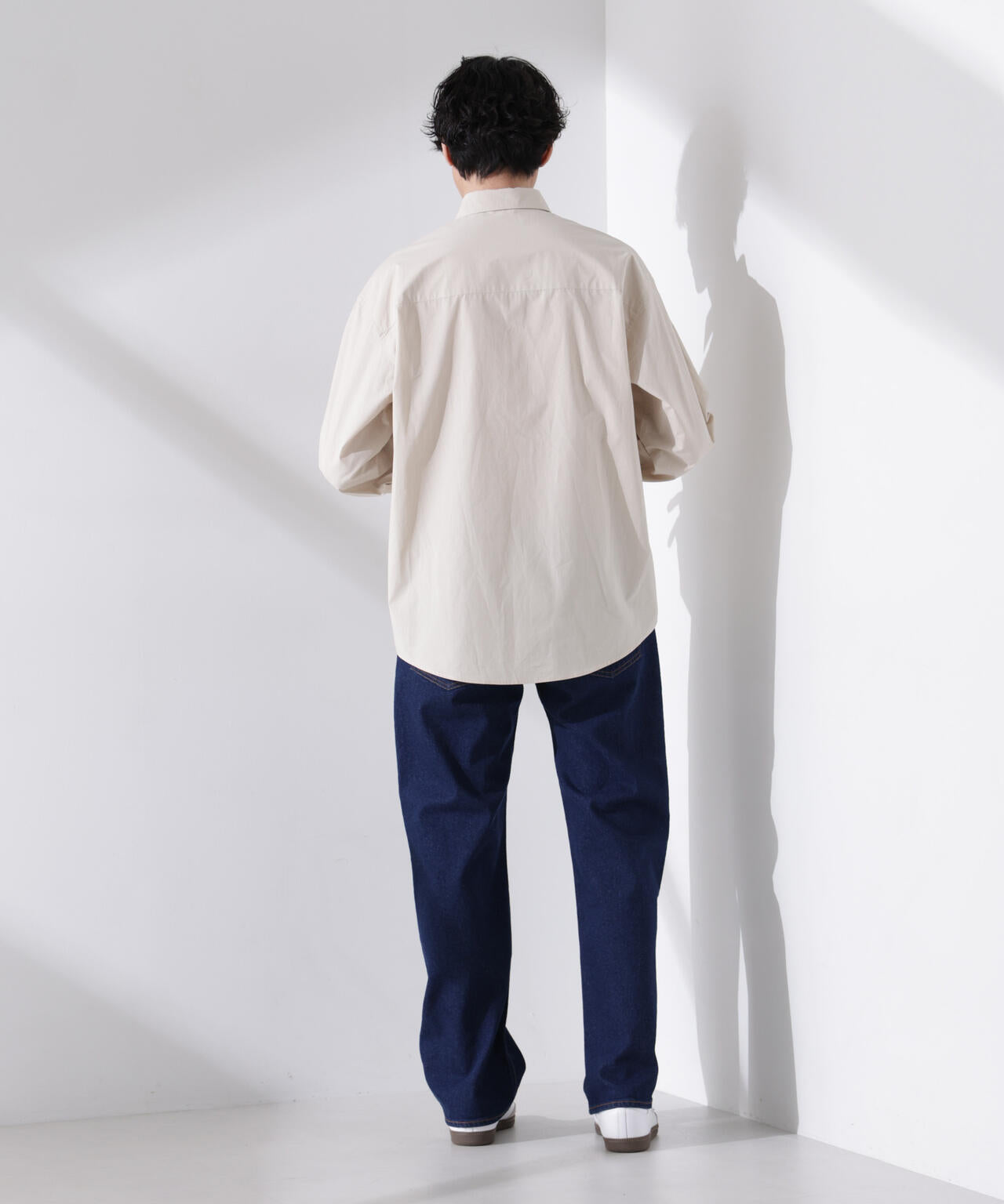 「大人のワイドシャツ」レギュラーカラー 長袖