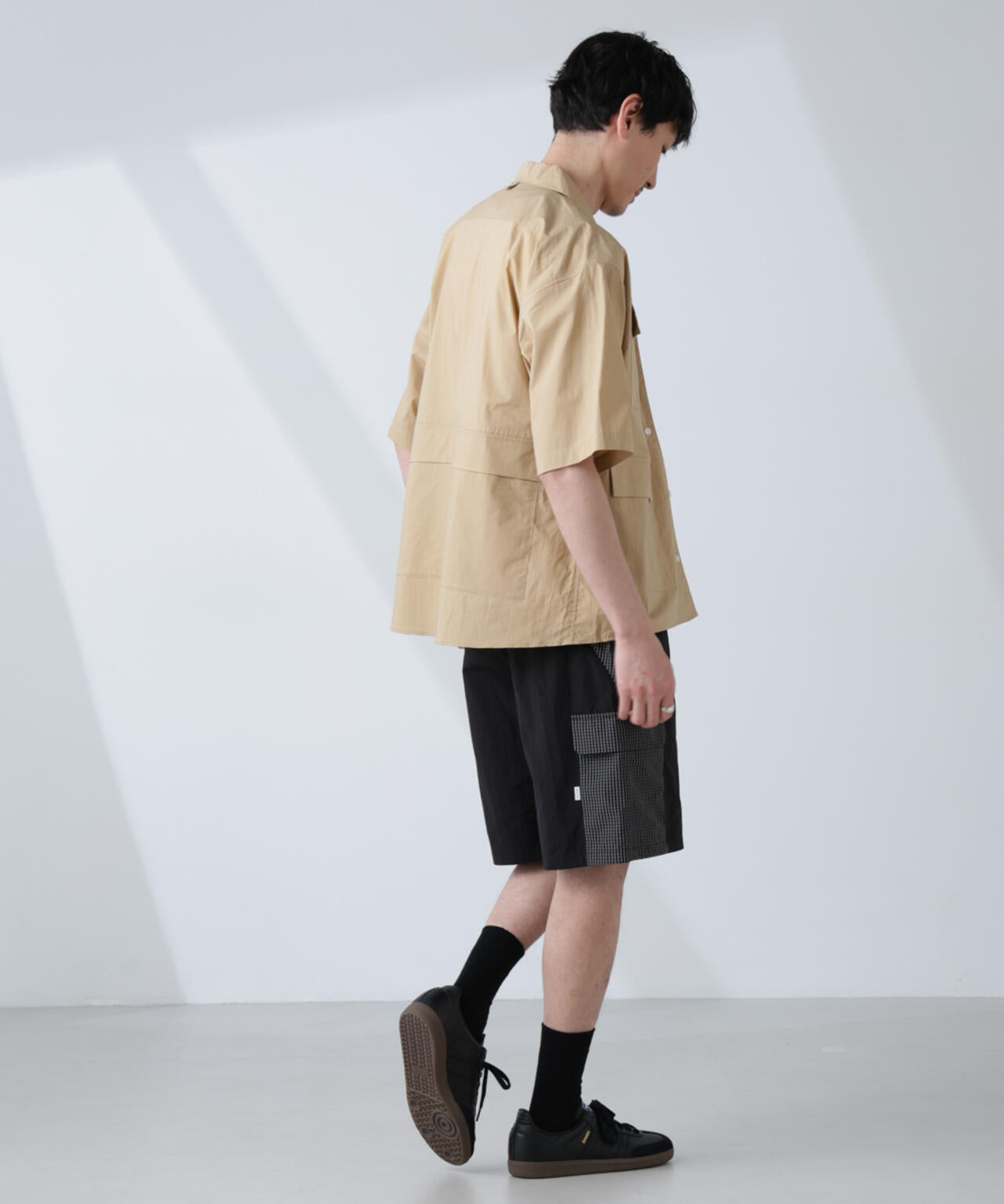 「NJ/CLUB」 ユーティリティマルチポケットシャツ 半袖
