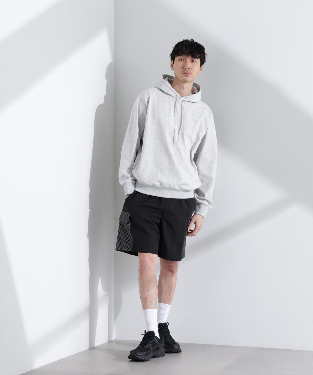 ｢NJ/CLUB｣ USAコットン スウェットパーカー(セットアップ可)