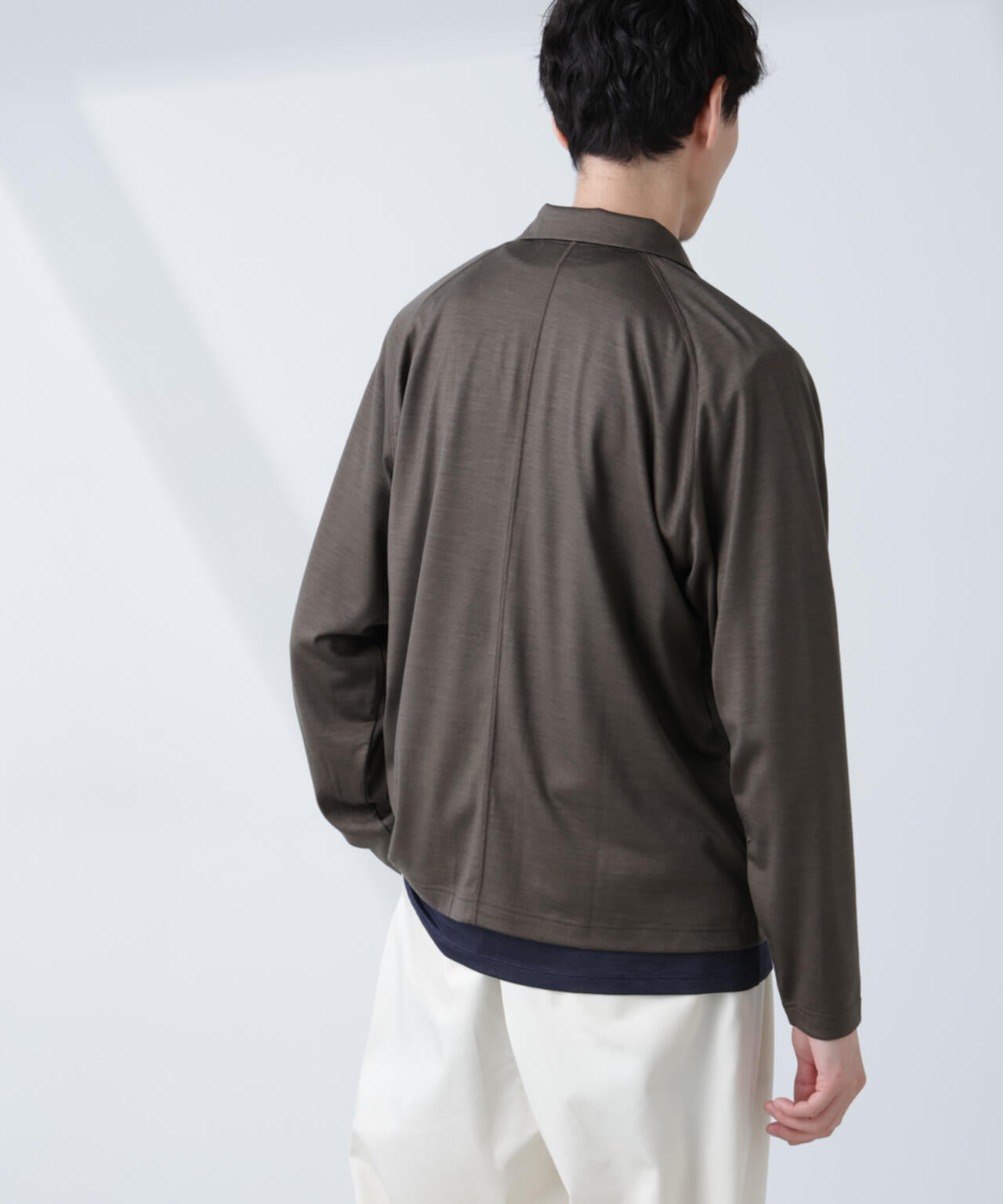 「ALL-DAYS COMFORT 100% WOOL」 ZIPプルオーバー