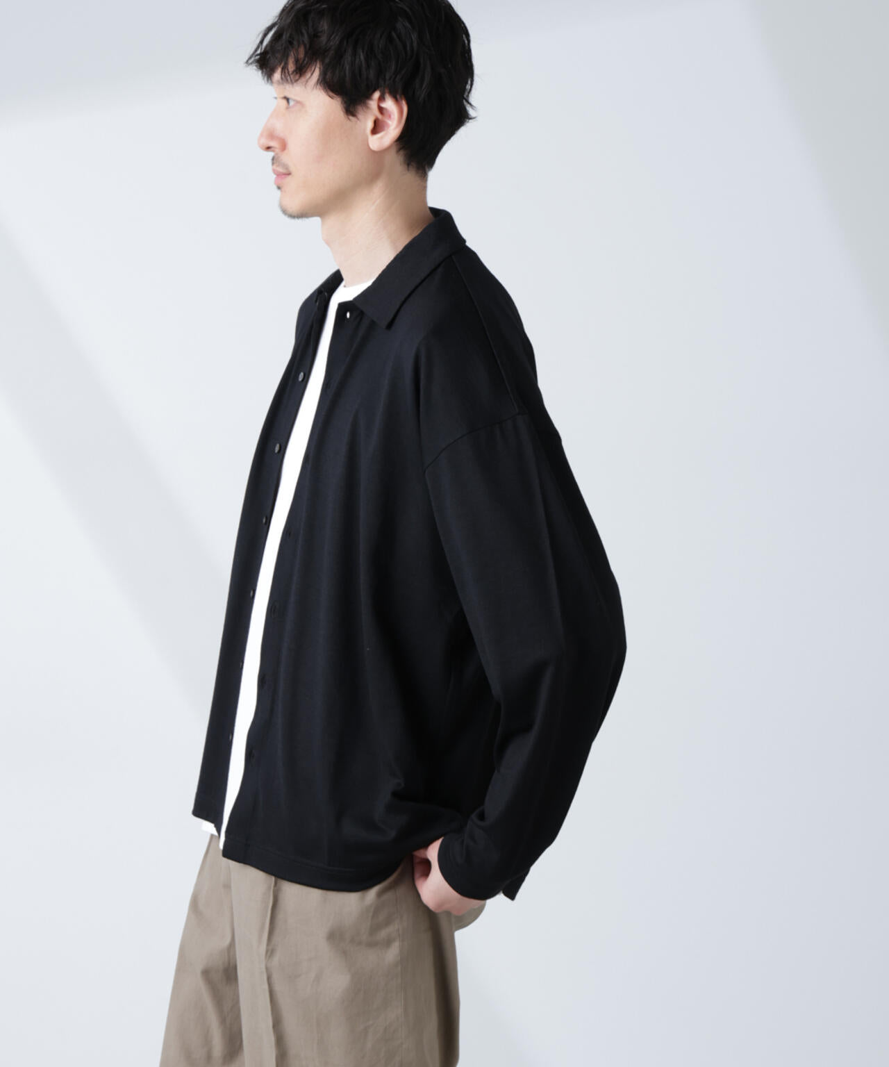 「ALL-DAYS COMFORT 100% WOOL」 シャツカーディガン