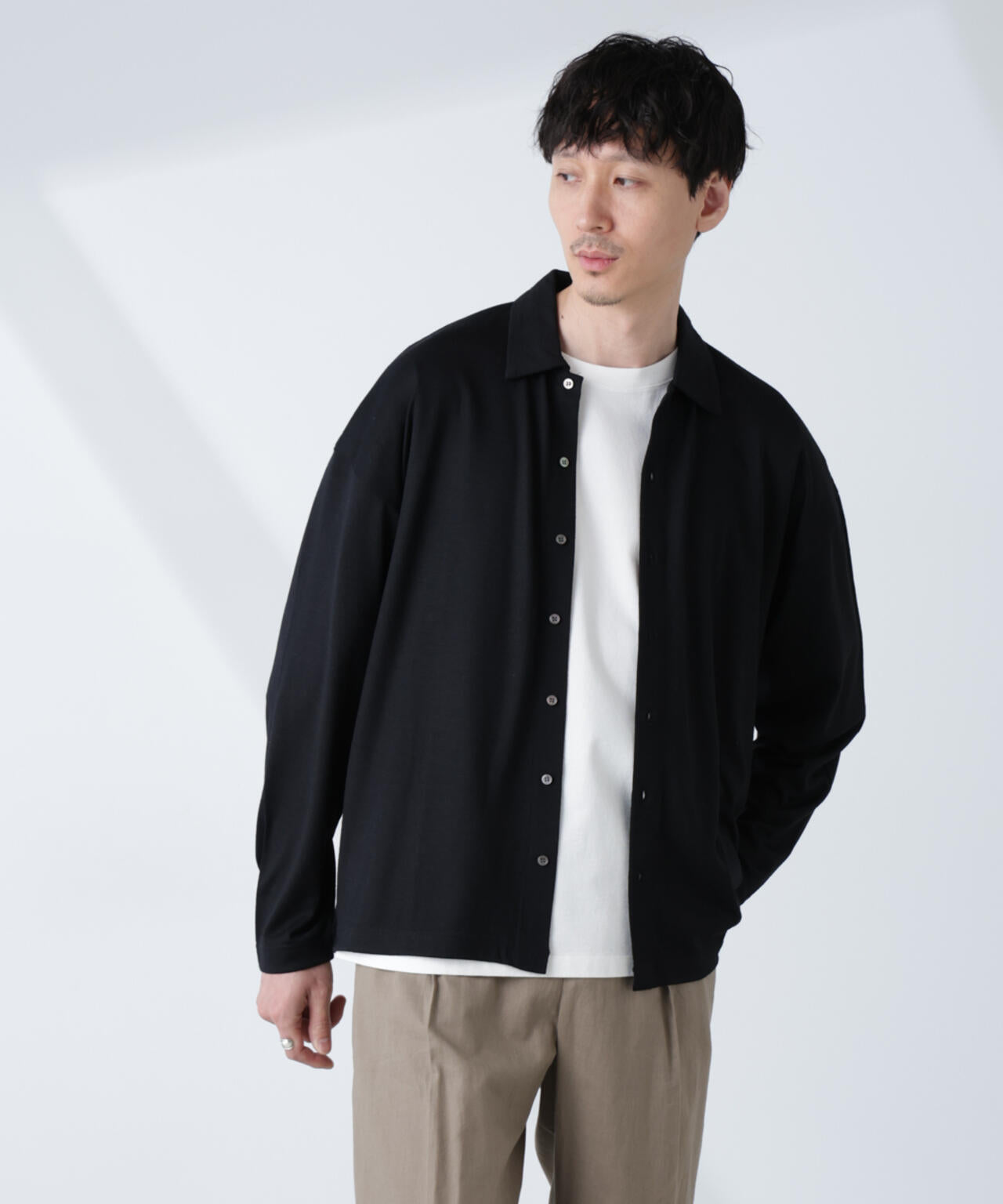 「ALL-DAYS COMFORT 100% WOOL」 シャツカーディガン