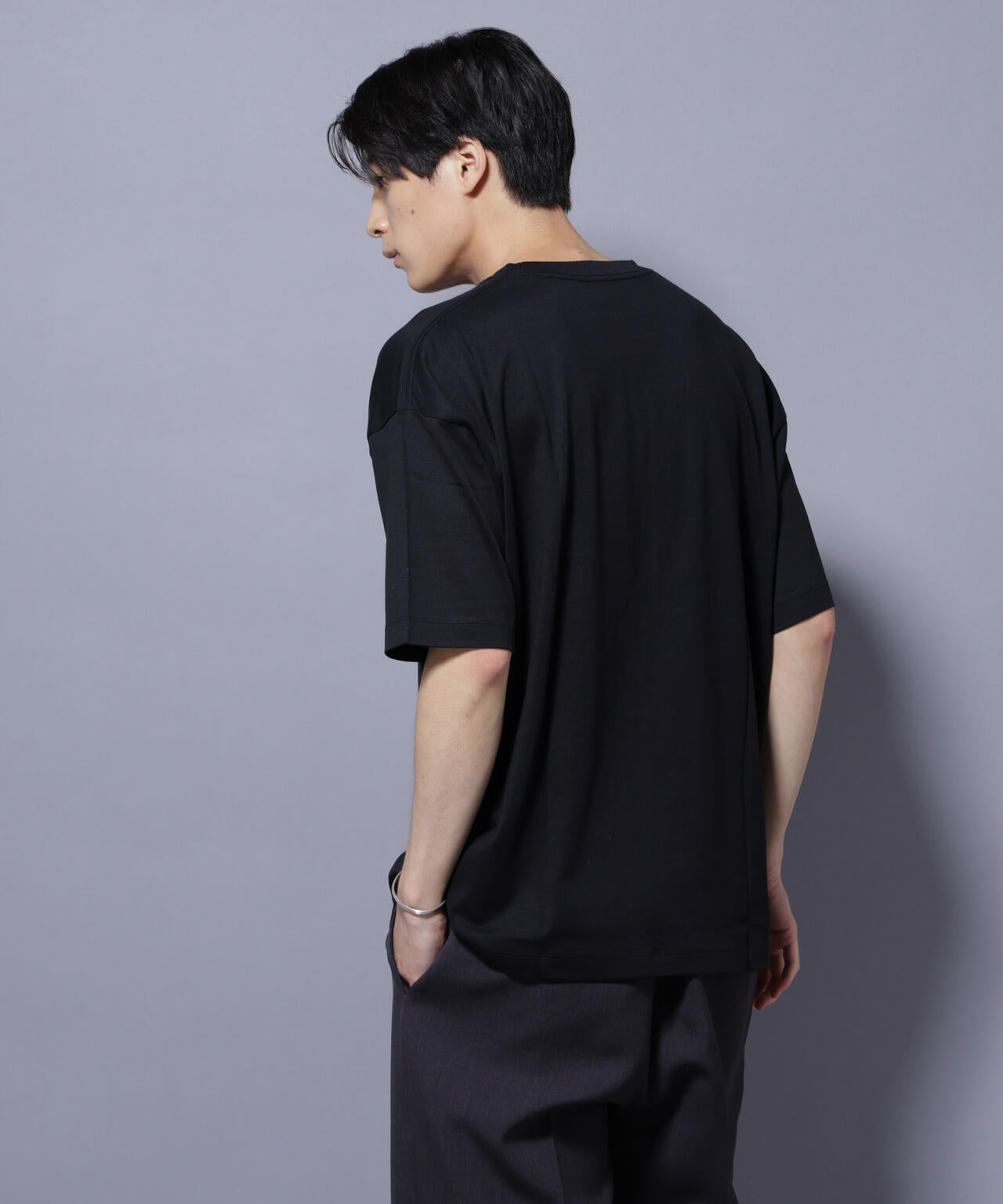 Anti Soaked(R)  汗染み防止 クルーネック ビッグシルエットTシャツ