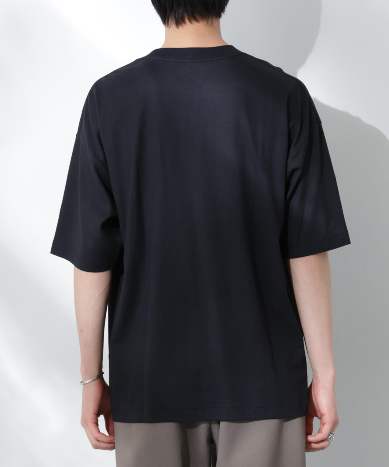 Anti Soaked(R)  汗染み防止 クルーネック ビッグシルエットTシャツ