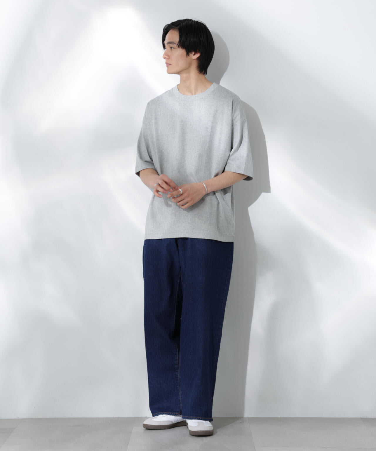 Anti Soaked(R)  汗染み防止 クルーネック ビッグシルエットTシャツ