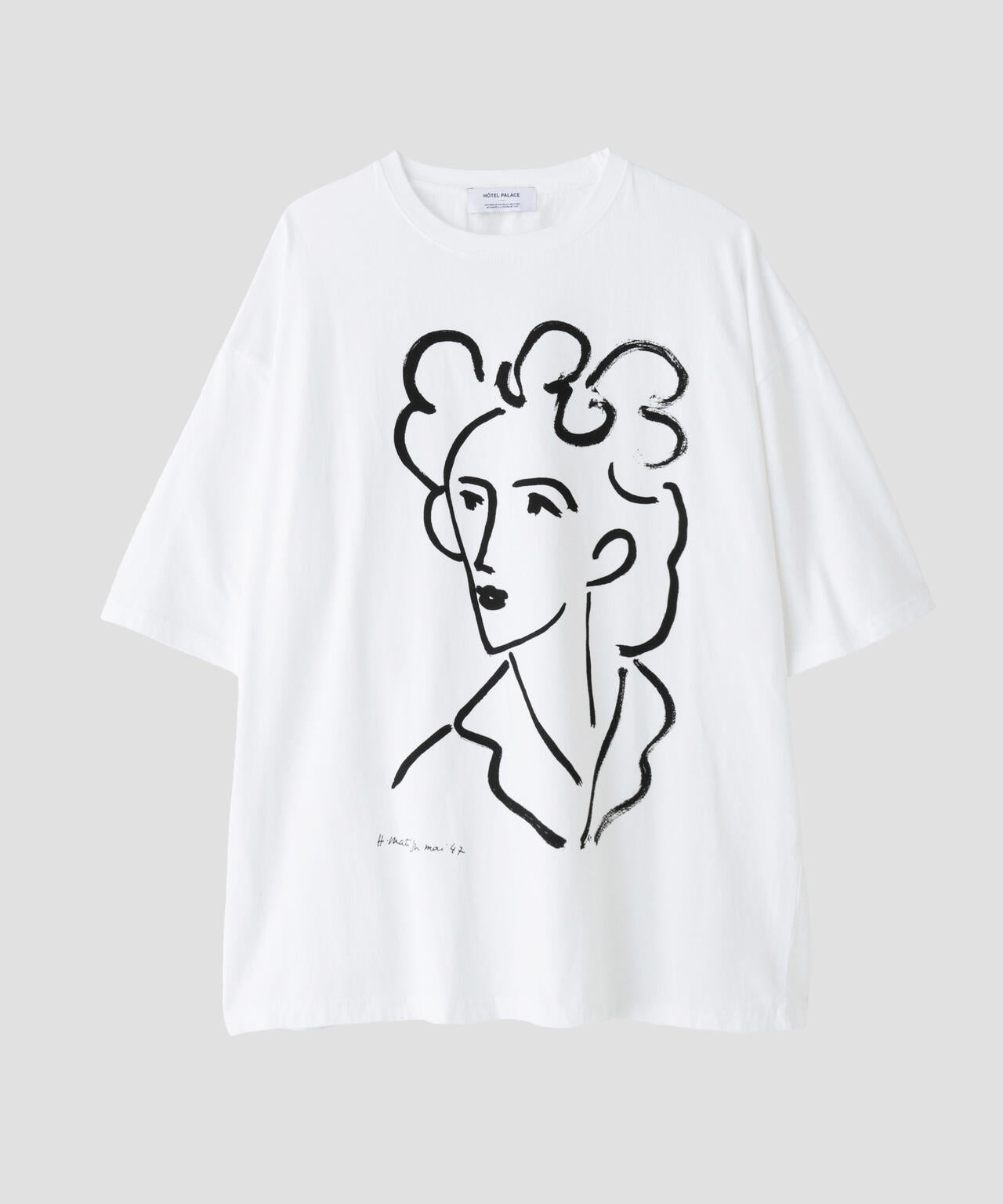 「HOTEL PALACE」オテルパラス アンリマティス アートグラフィックTシャツB