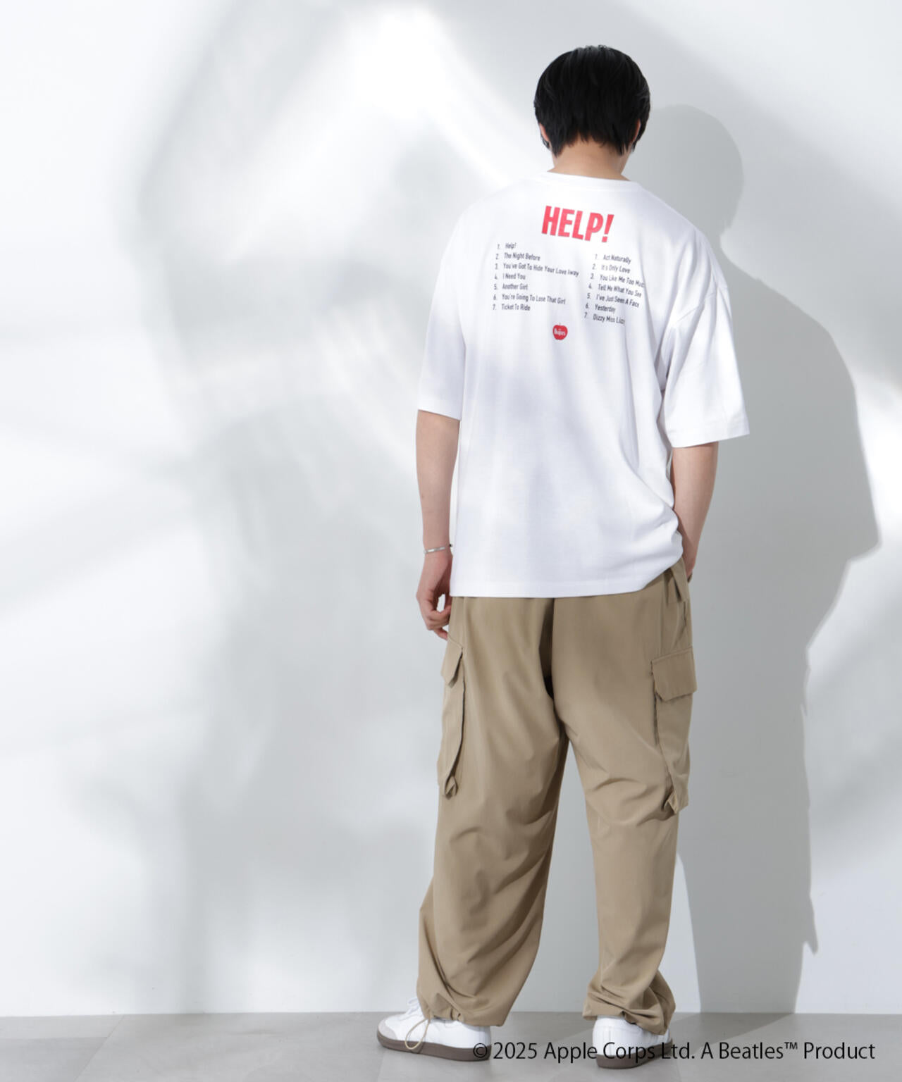 Anti Soaked(R)×BEATLES APPLEロゴ 汗染み防止Tシャツ