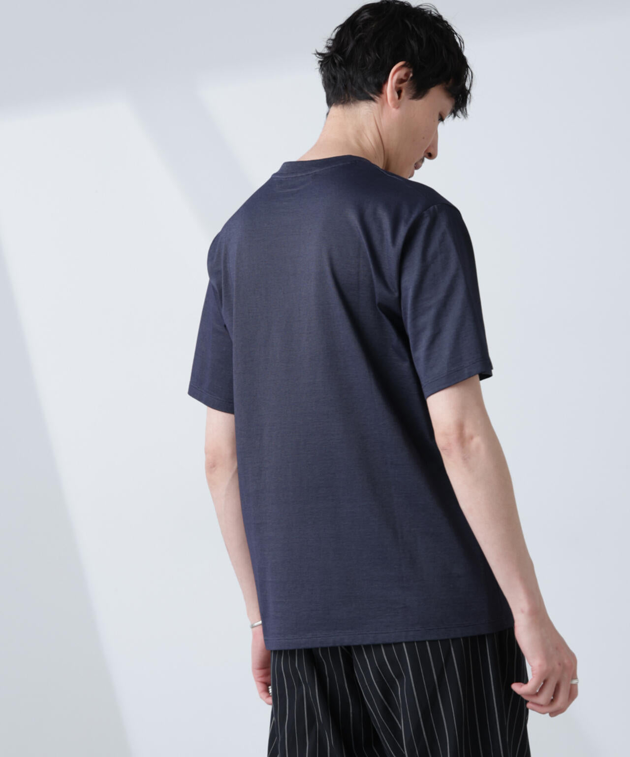 ソラーロライトストレッチヘンリーネックTシャツ（セットアップ可）