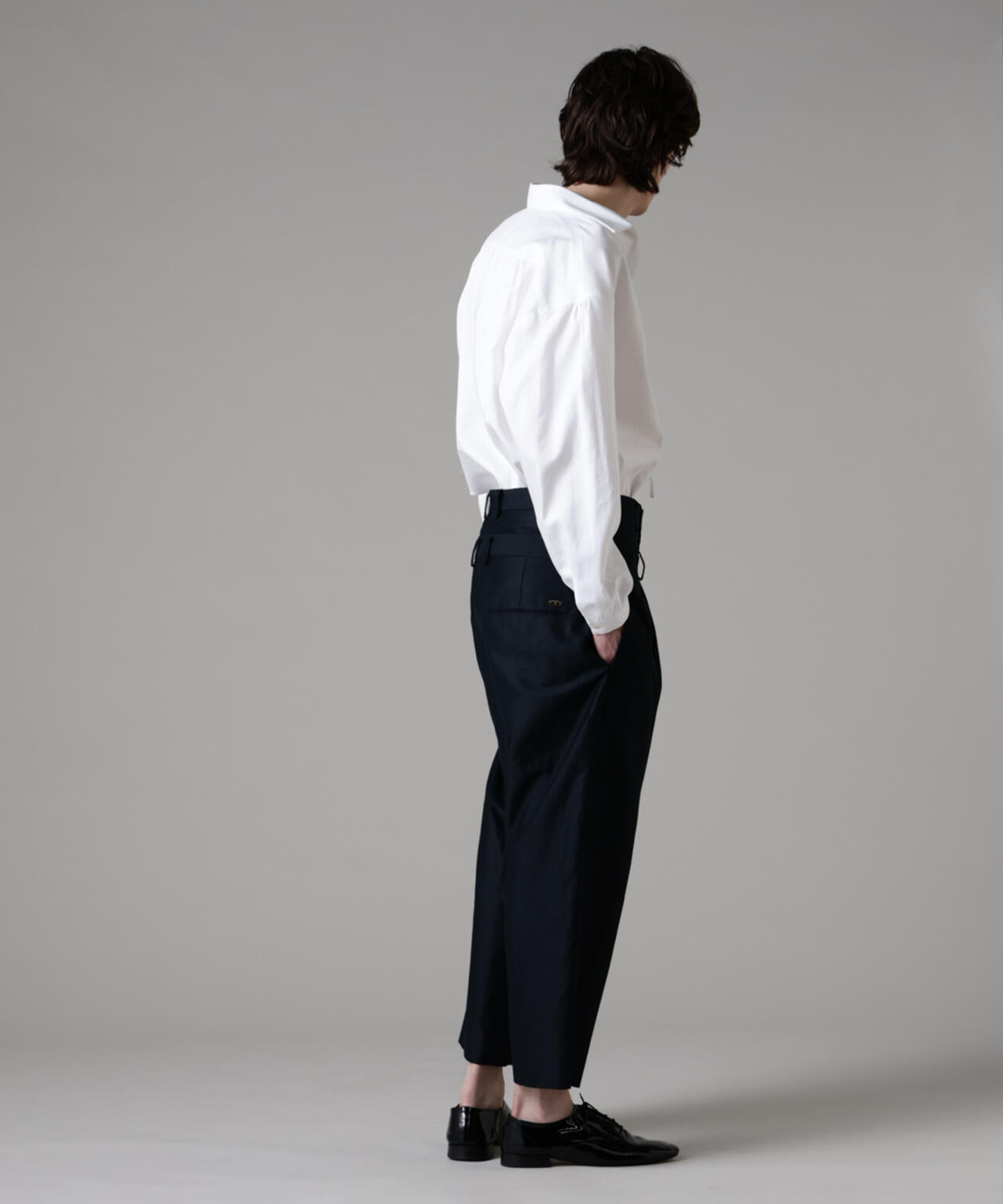 ｢ASSEMBLANC｣リネンブレンドマーベルトパンツ