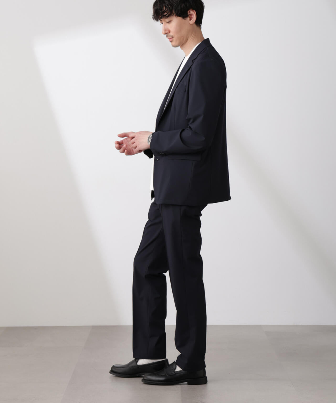 ｢N TROUSERS BASIC｣トロピカルストレッチパンツ（セットアップ可）