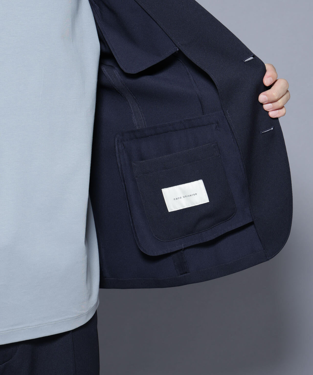 「N JACKET BASIC」シャドーストライプジャケット(セットアップ可)