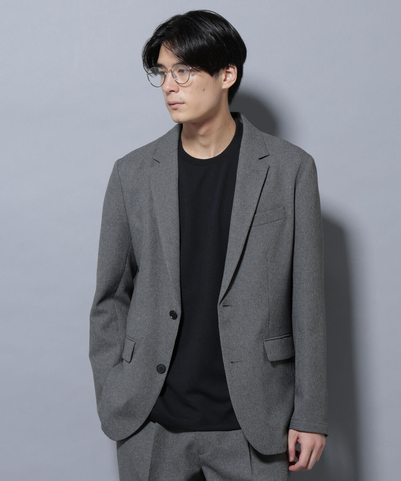 【大人気セットアップ】「Damerino」LANATEC(R)メランジオックスストレッチセットアップ