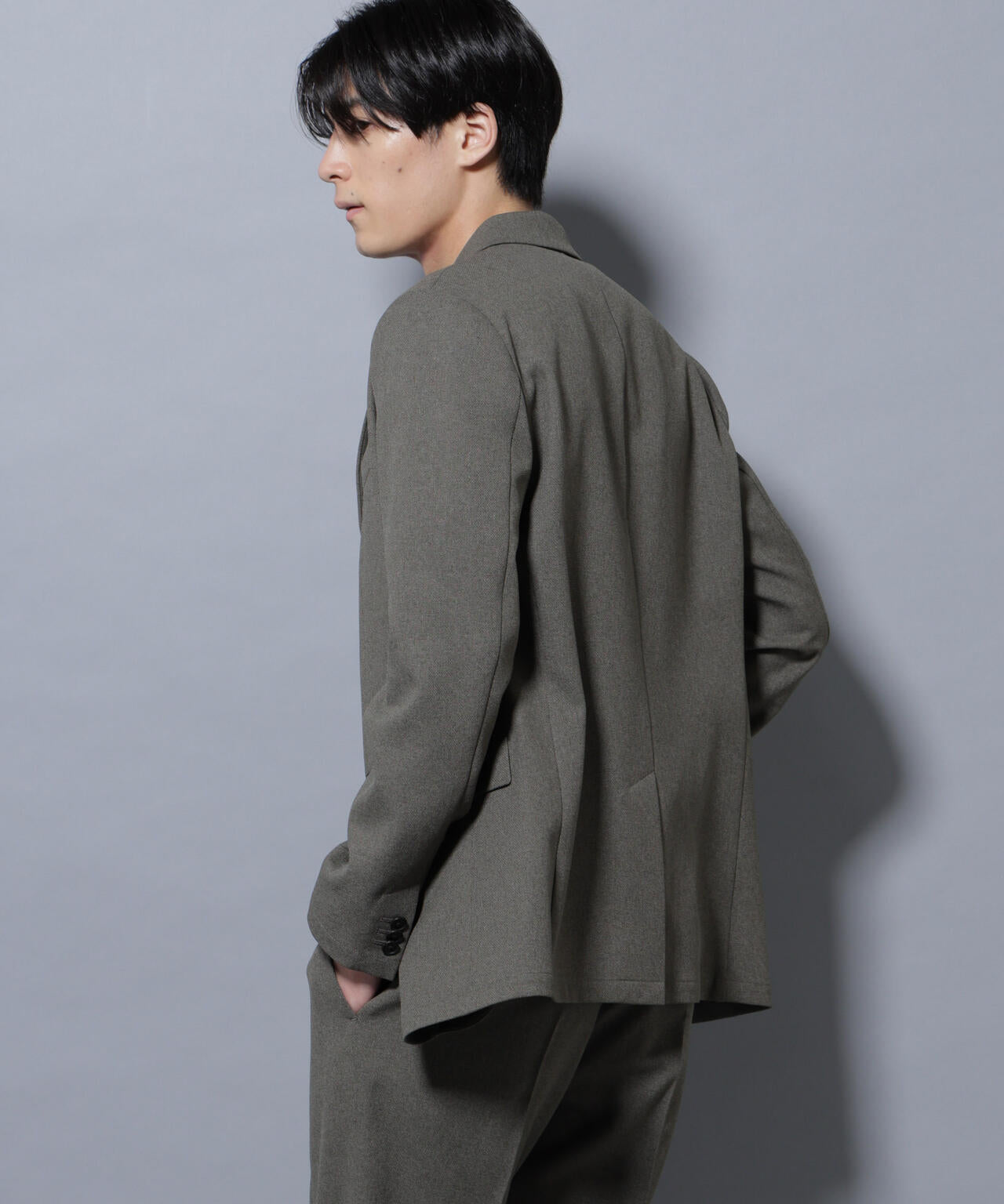 【大人気セットアップ】「Damerino」LANATEC(R)メランジオックスストレッチセットアップ