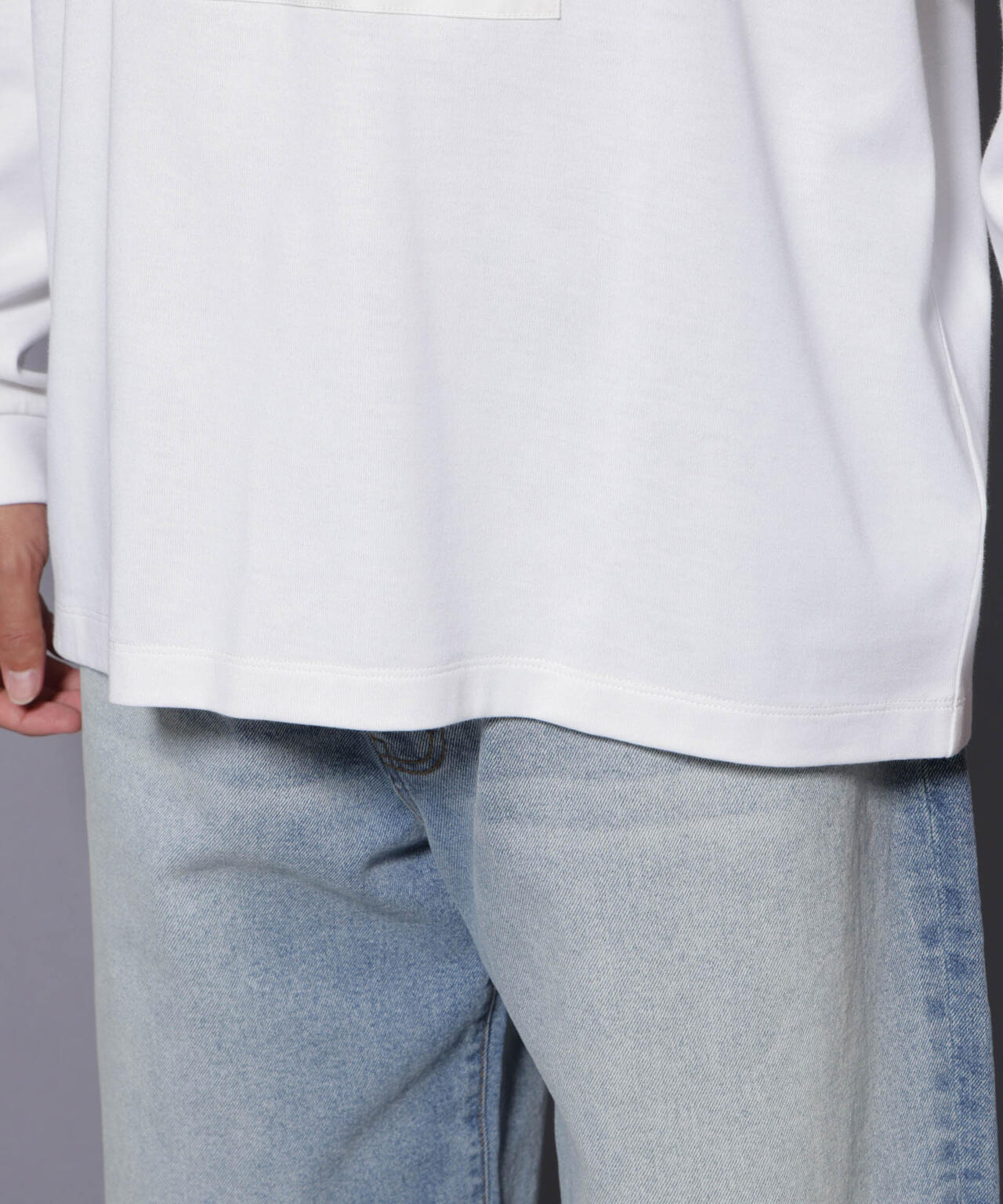 Anti Soaked(R)×SUNCHAIポートレート汗染み防止 Ｔシャツ長袖
