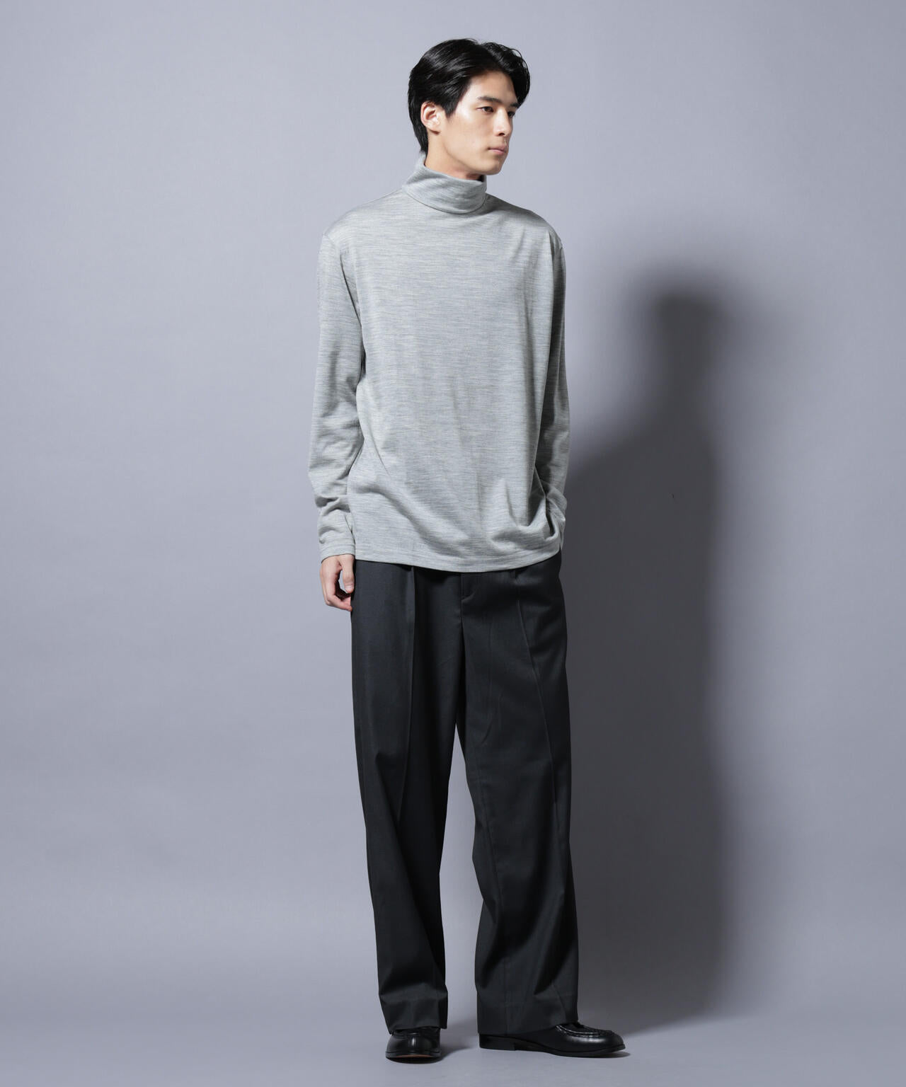 MIYATA×NANO JAPAN MADE 100%WOOL タートルネック