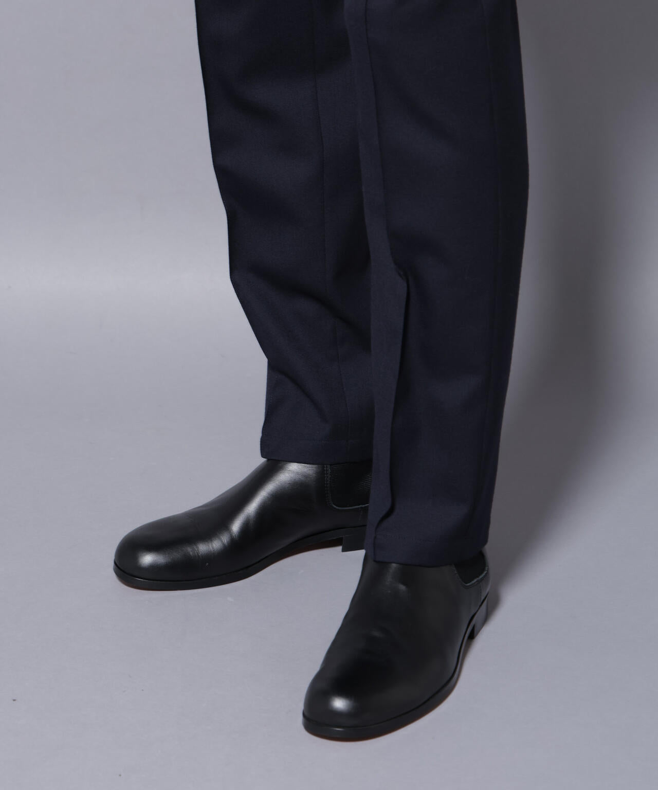 「N TROUSERS PREMIUM」RENU(R)ウール混洗えるサキソニーパンツ(セットアップ可)