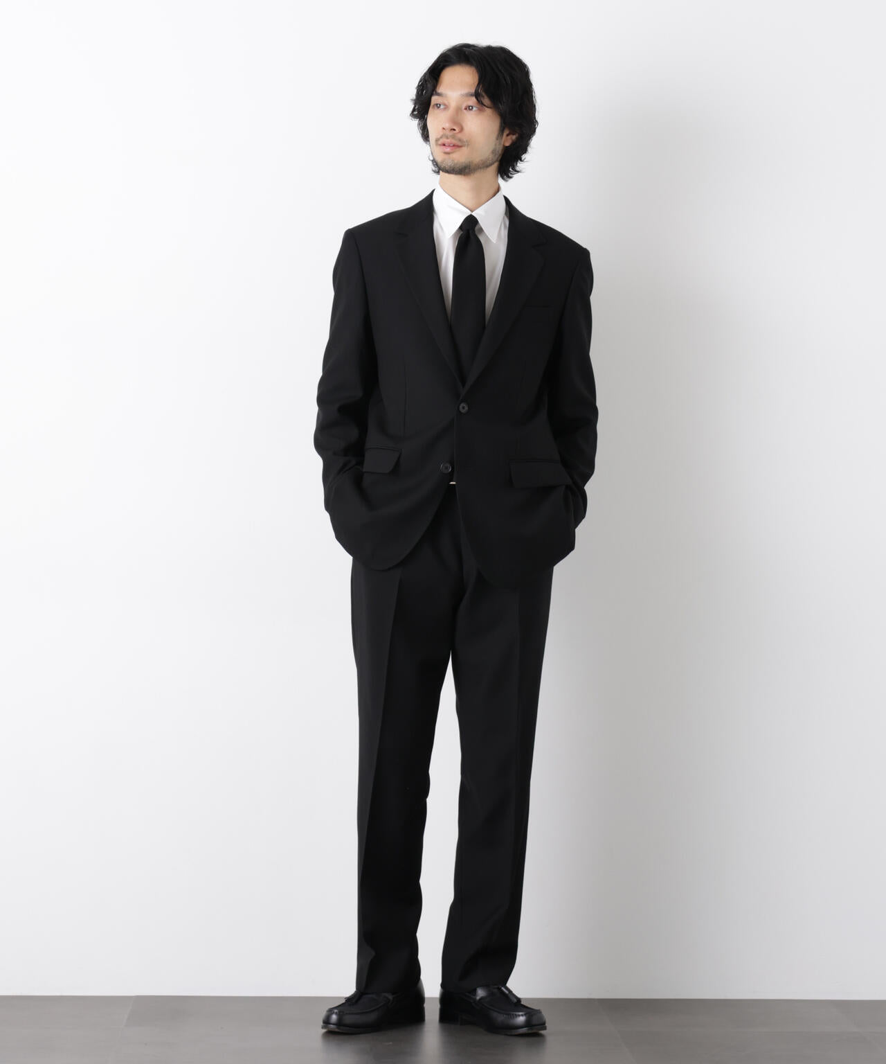 ｢Damerino Formal｣ ブラックフォーマルオールシーズンジャケット(セットアップ可)
