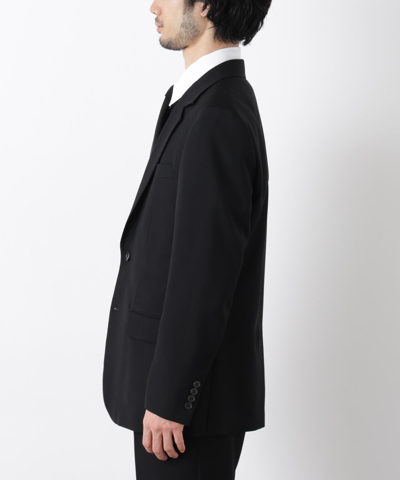 ｢Damerino Formal｣ ブラックフォーマルオールシーズンジャケット(セットアップ可)