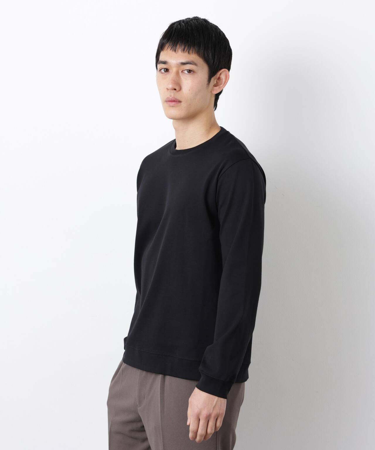 「FORMAL JERSEY」クルーネックカットソー長袖