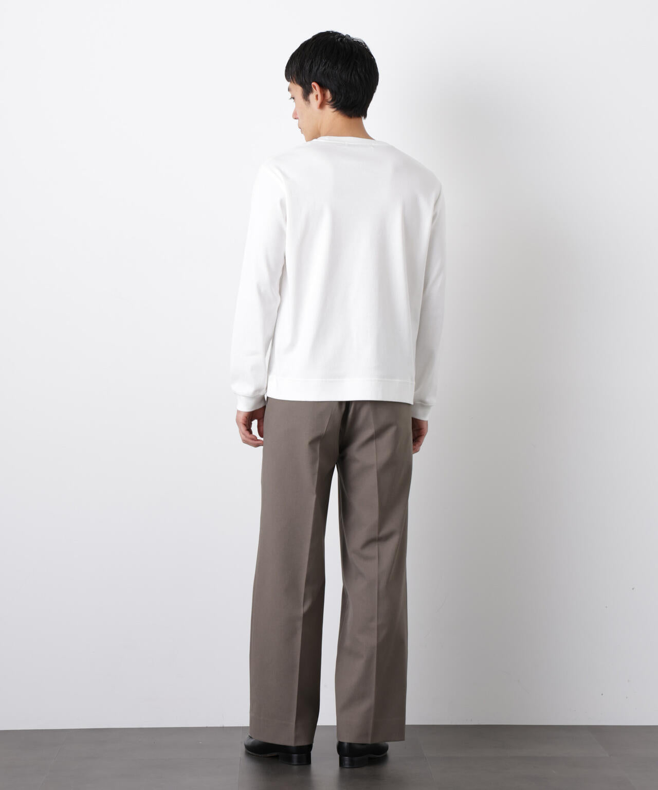 「FORMAL JERSEY」クルーネックカットソー長袖