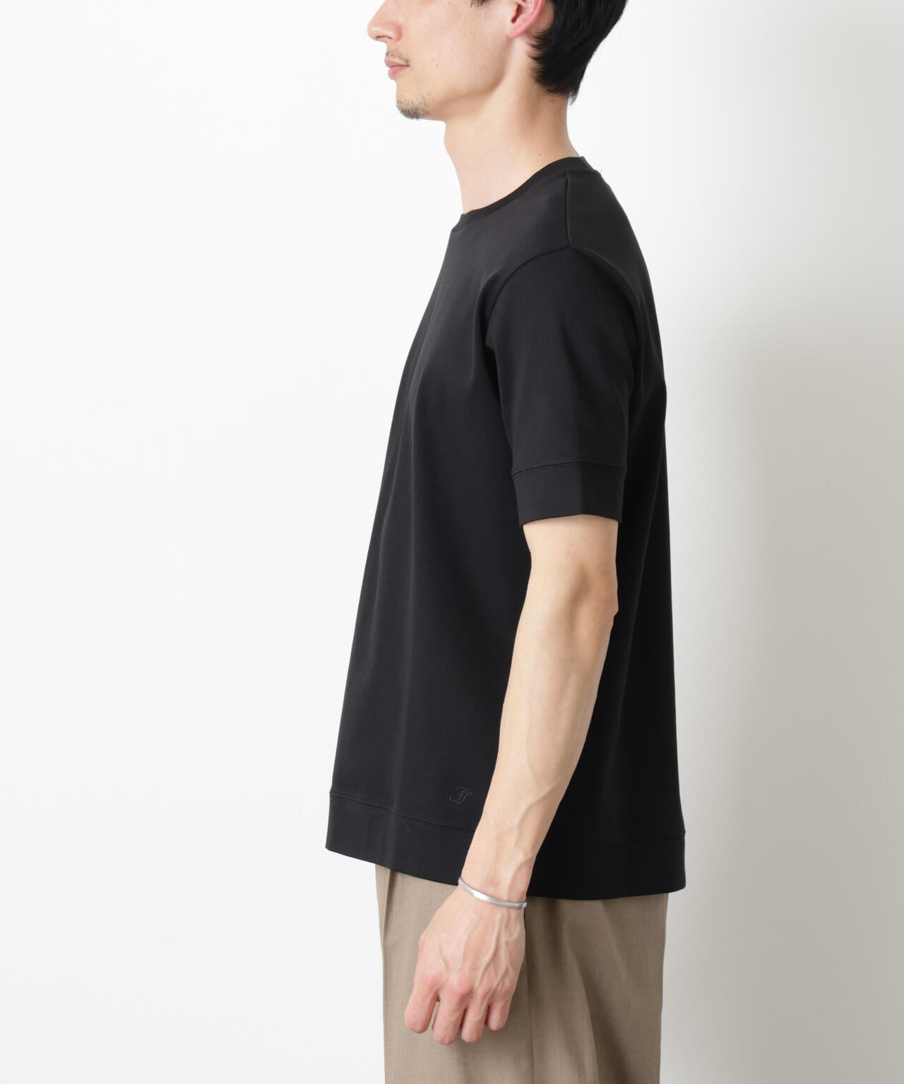 「FORMAL JERSEY」クルーネックカットソー半袖