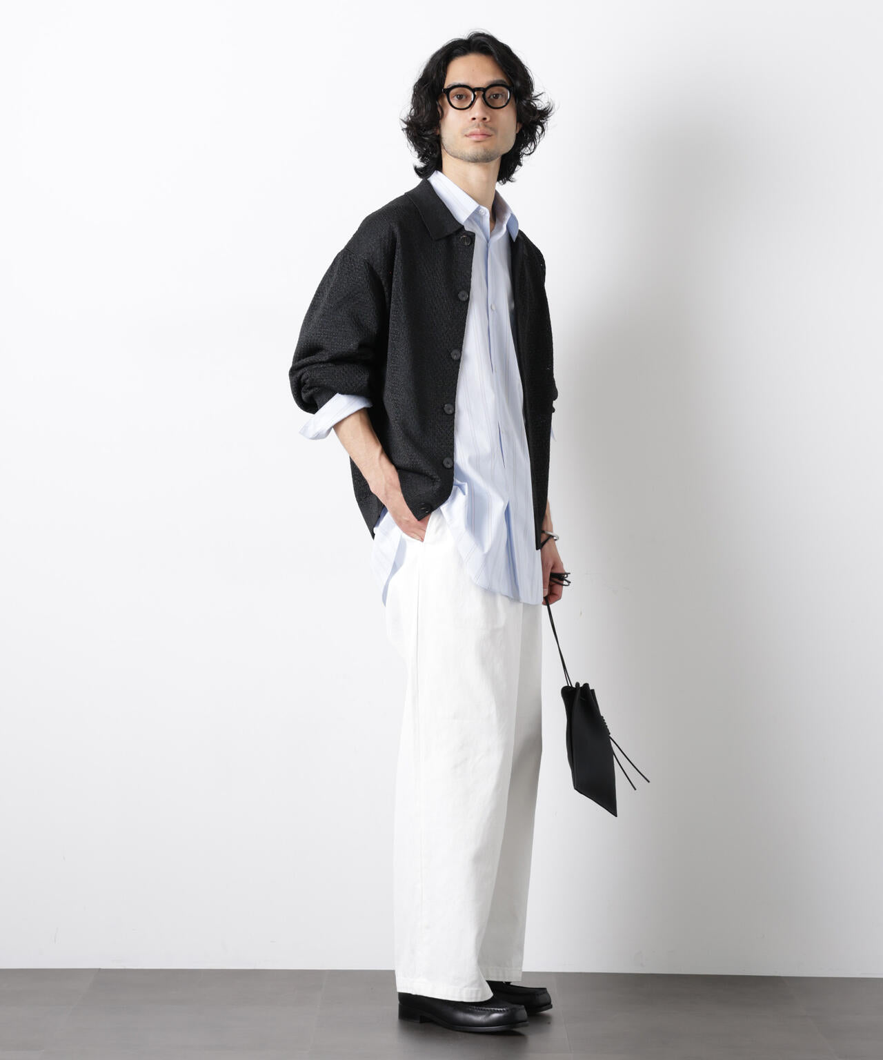 ｢OtoNANO｣大人のワイドデニムパンツ