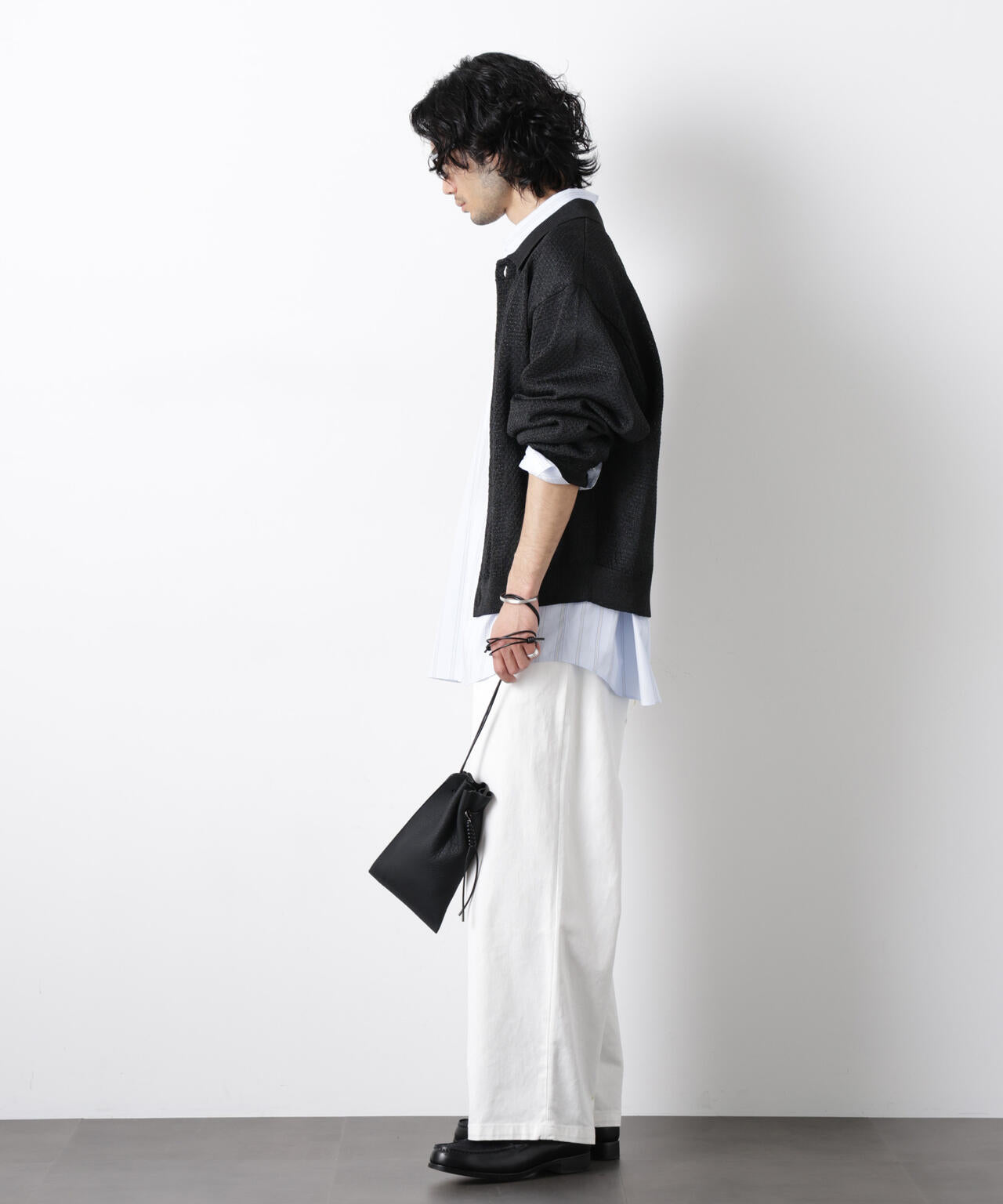 ｢OtoNANO｣大人のワイドデニムパンツ