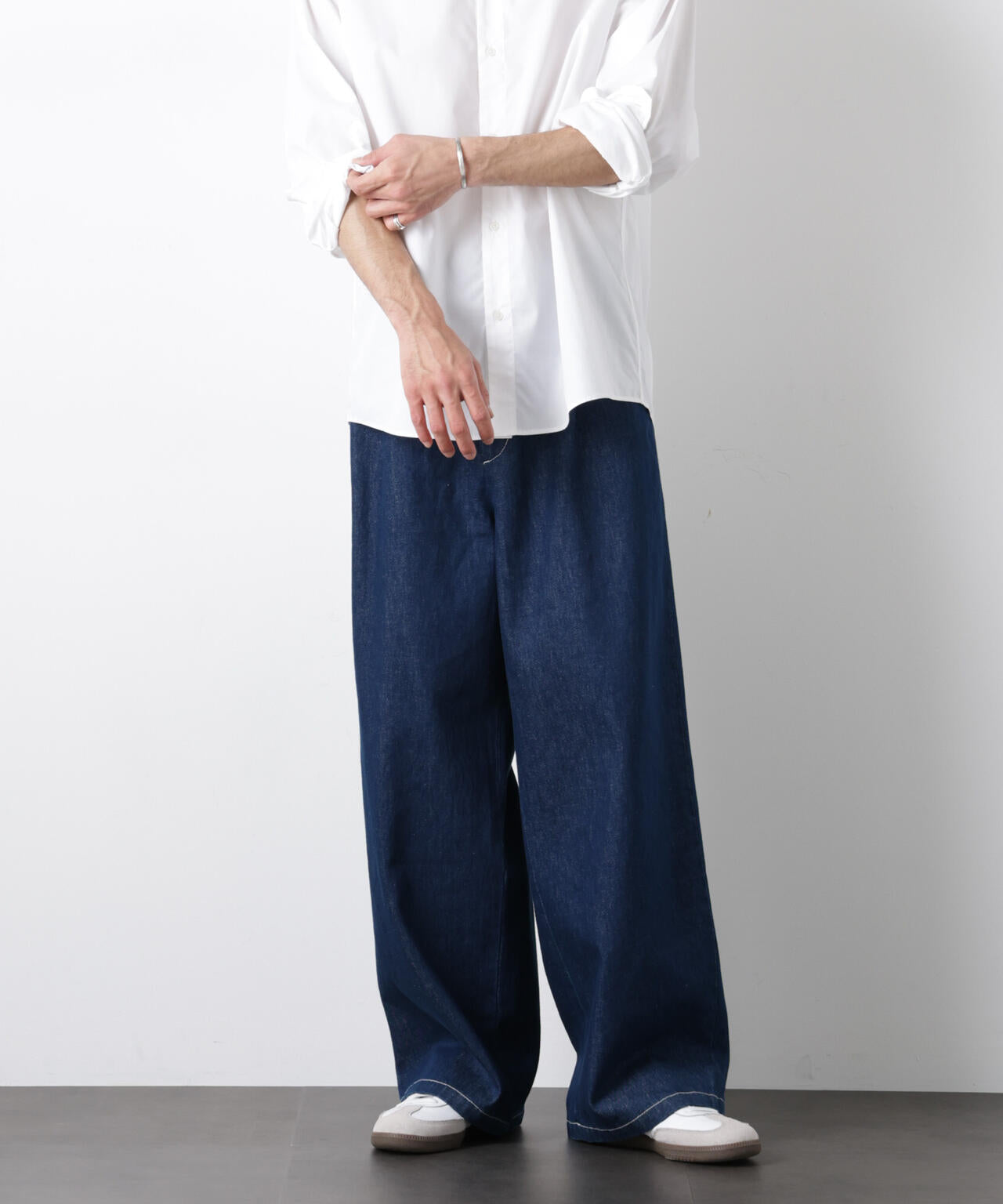 ｢OtoNANO｣大人のワイドデニムパンツ