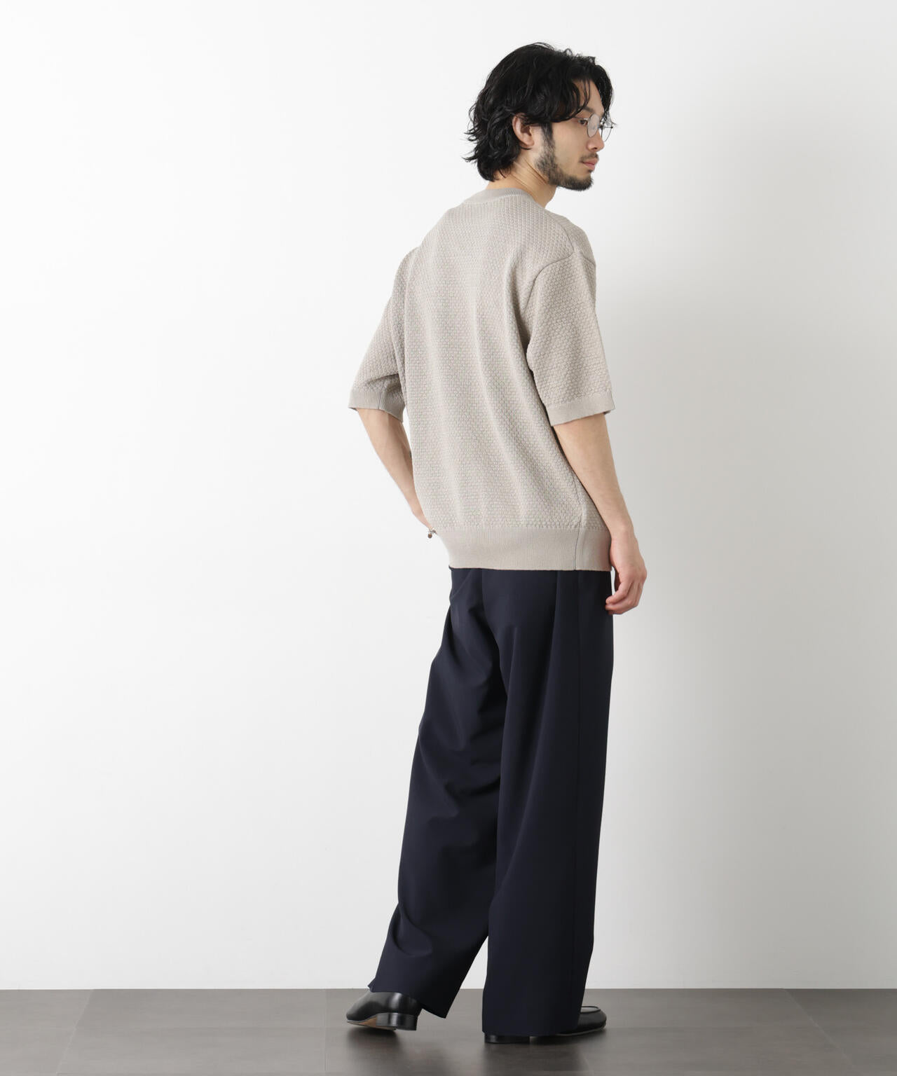 ｢OtoNANO｣大人のワイドパンツ Reflax(R) ECOウエザークロスパンツ