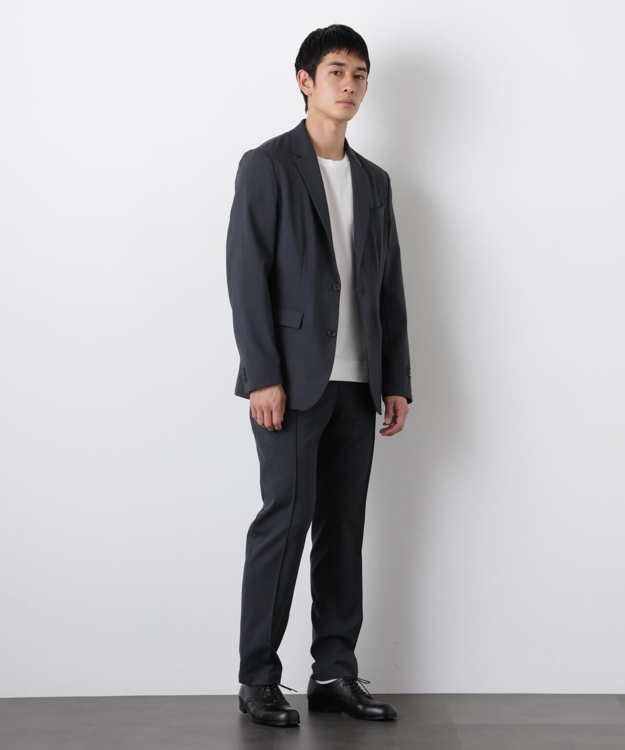 ｢DamerinoSelect｣JAPANfabricウールストレッチパンツ（セットアップ可）