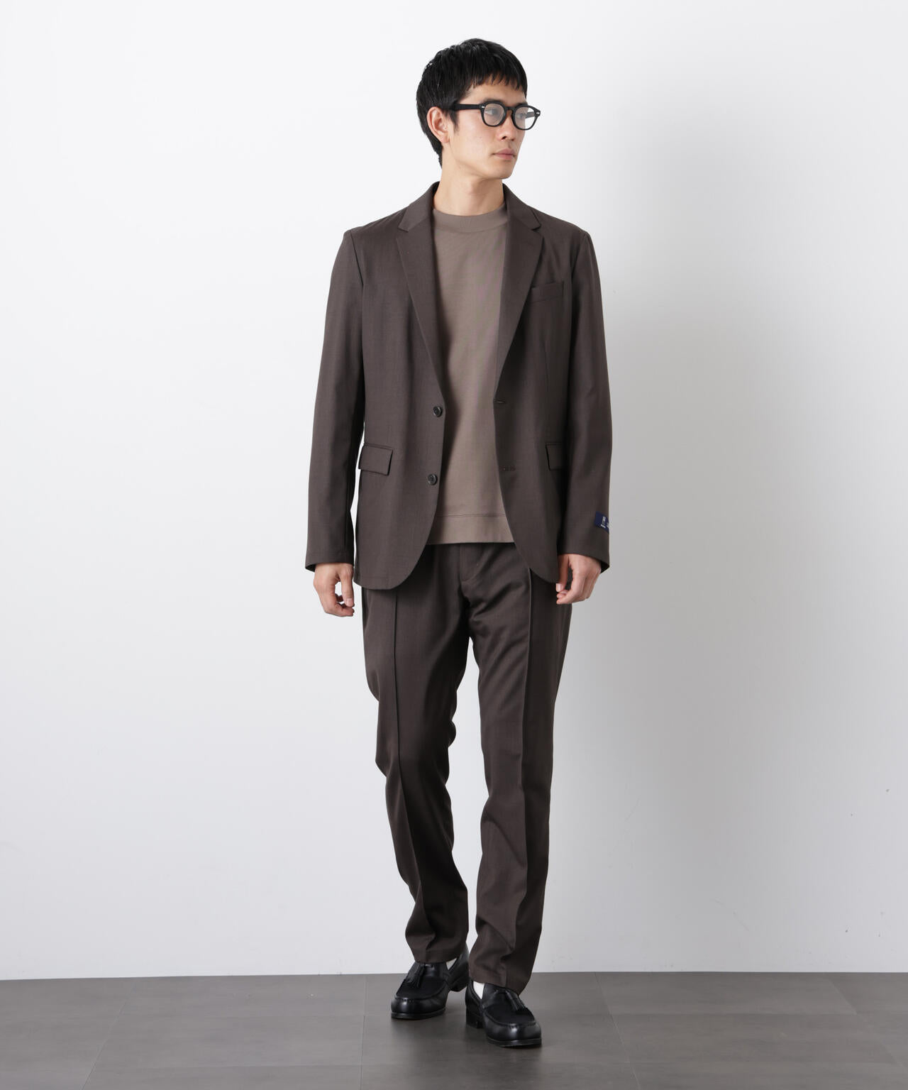 ｢DamerinoSelect｣JAPANfabricウールストレッチパンツ（セットアップ可）