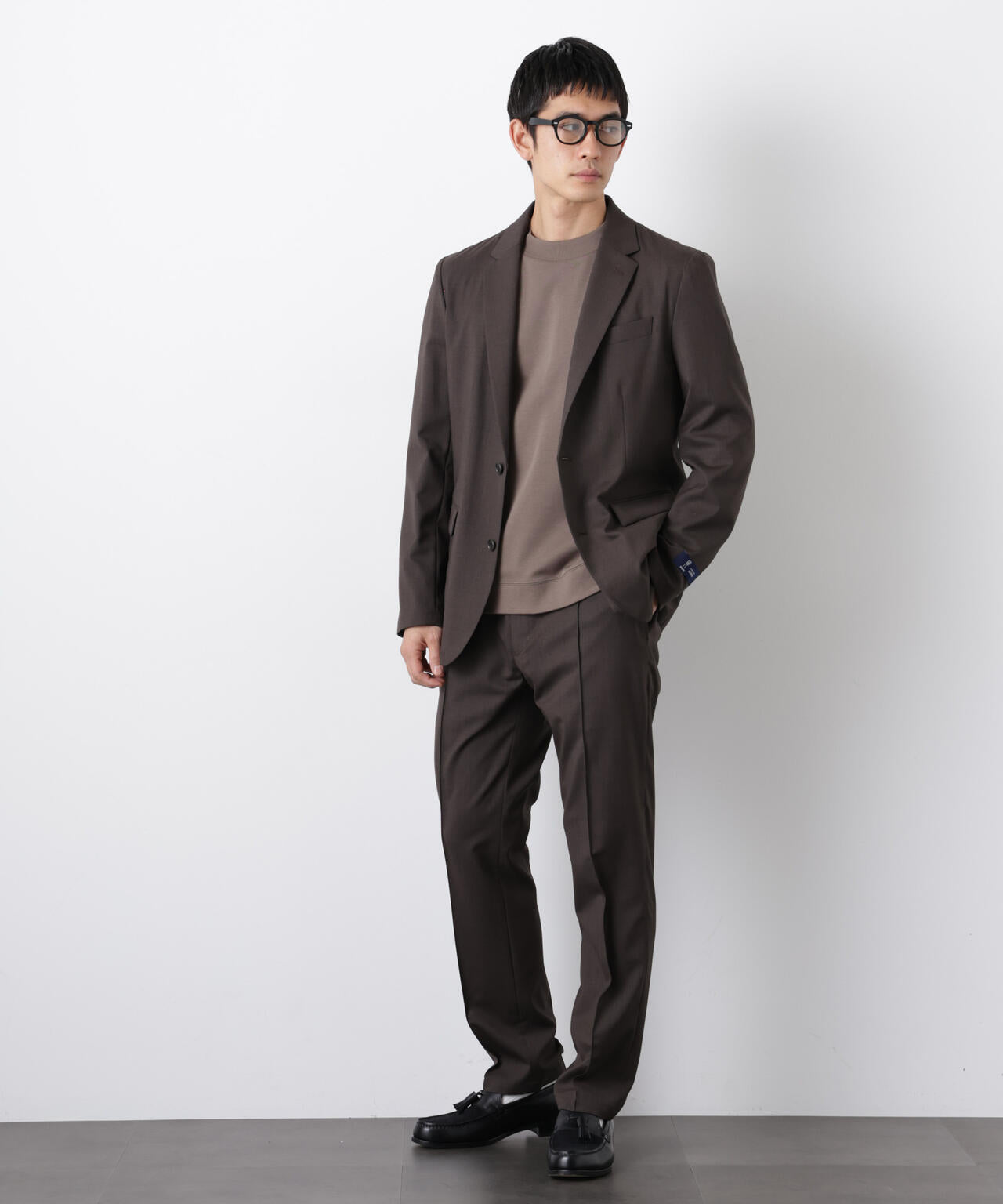 ｢DamerinoSelect｣JAPANfabricウールストレッチパンツ（セットアップ可）
