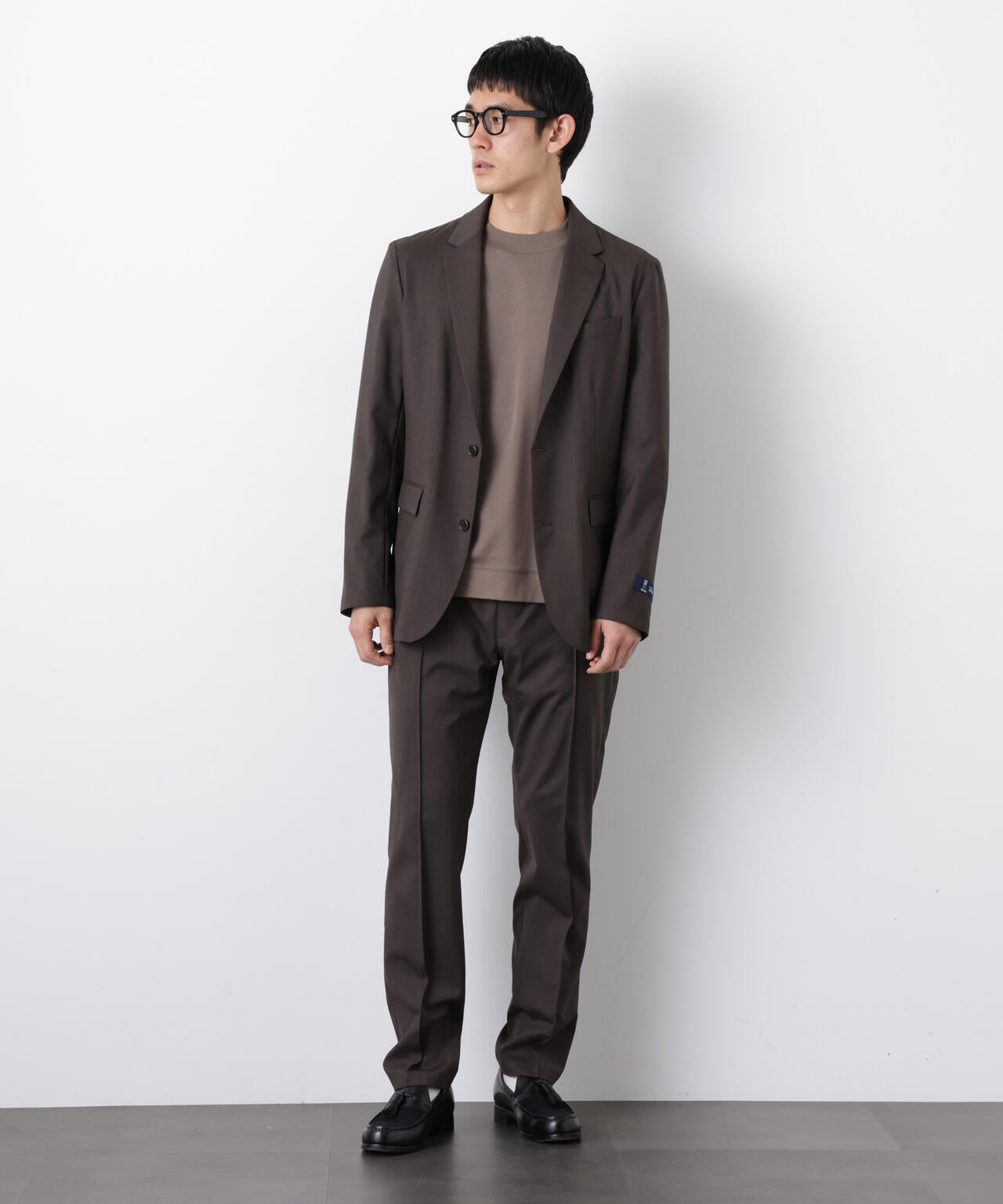 ｢DamerinoSelect｣JAPANfabricウールストレッチパンツ（セットアップ可）