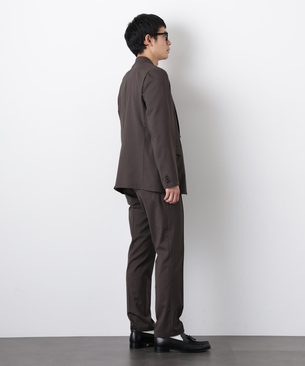 ｢DamerinoSelect｣JAPANfabricウールストレッチパンツ（セットアップ可）