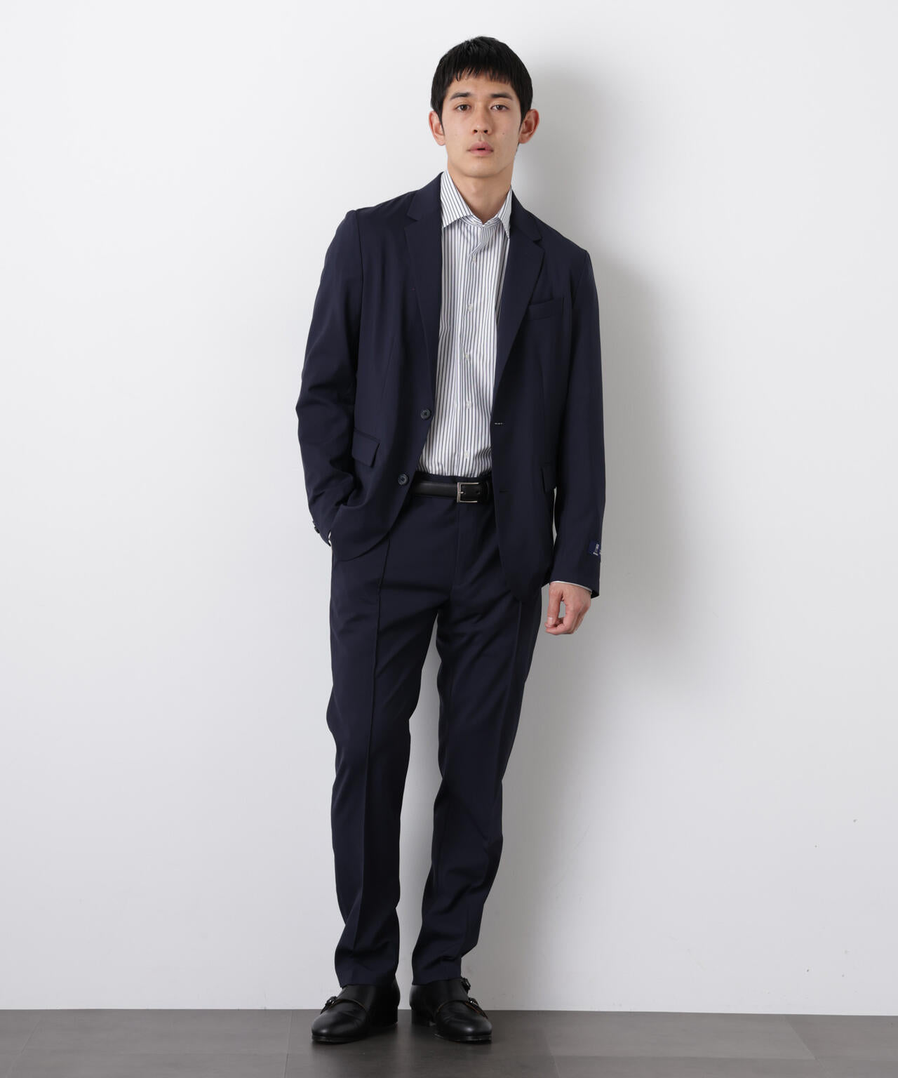 ｢DamerinoSelect｣JAPANfabricウールストレッチパンツ（セットアップ可）