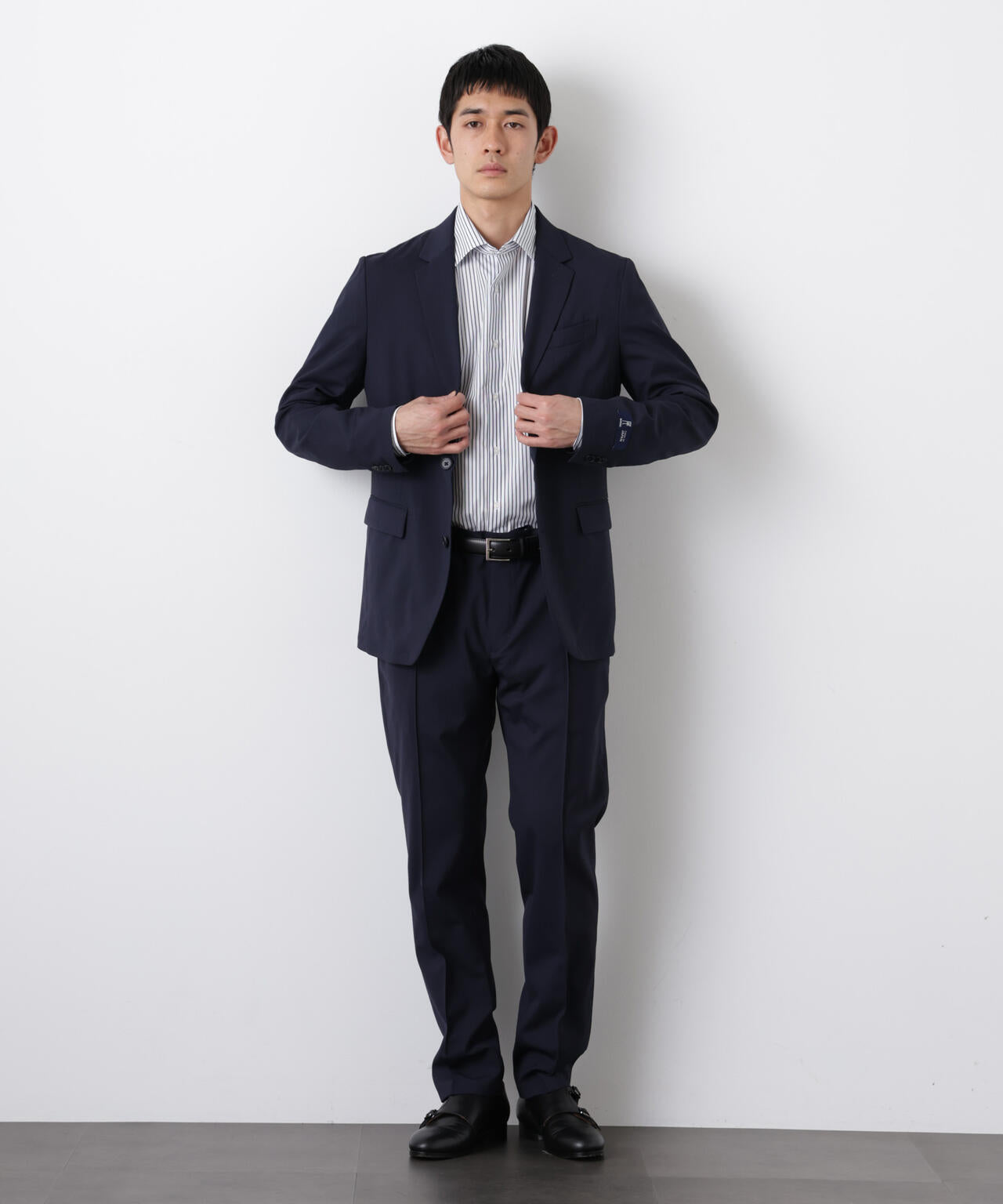 ｢DamerinoSelect｣JAPANfabricウールストレッチパンツ（セットアップ可）