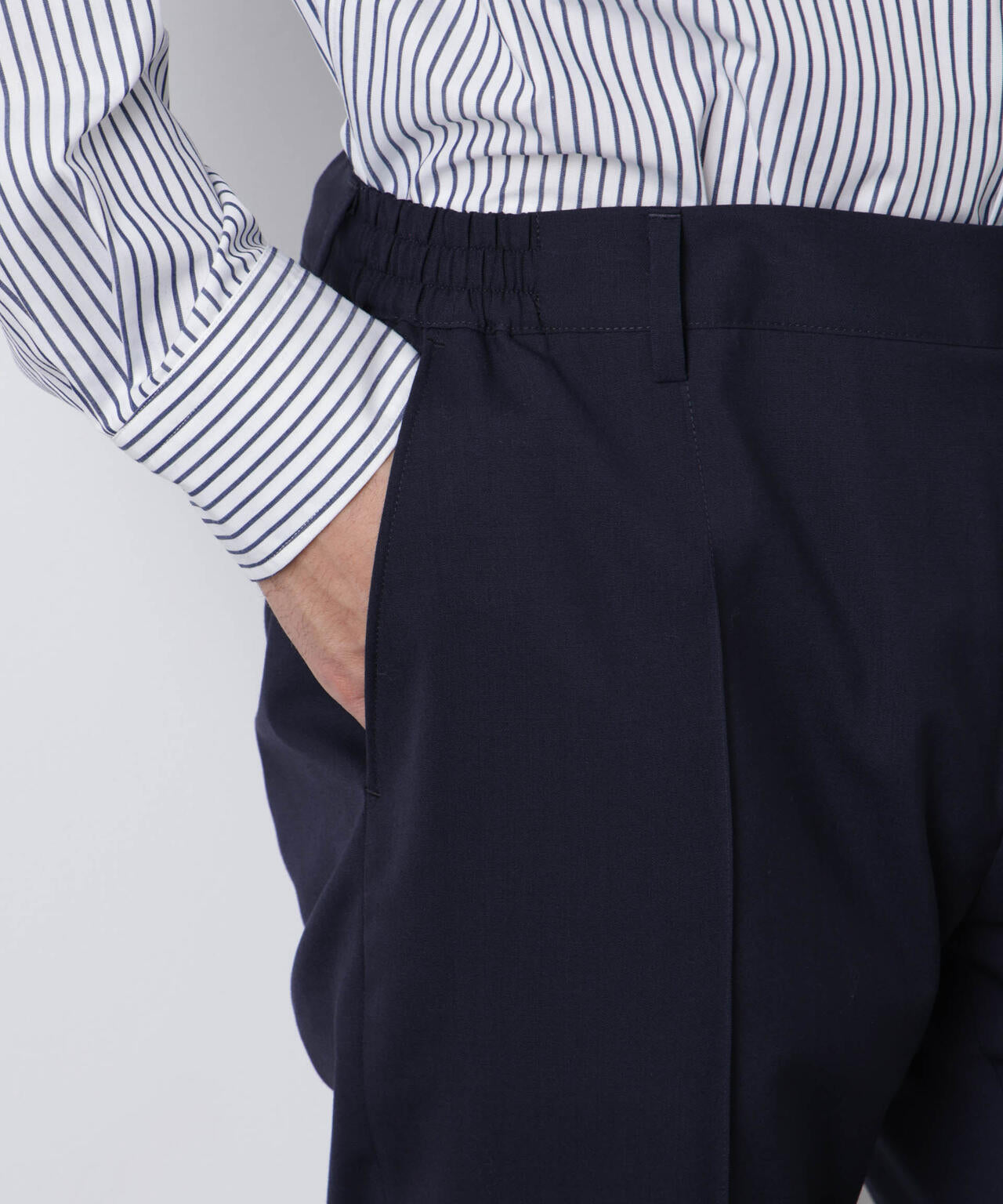 ｢DamerinoSelect｣JAPANfabricウールストレッチパンツ（セットアップ可）