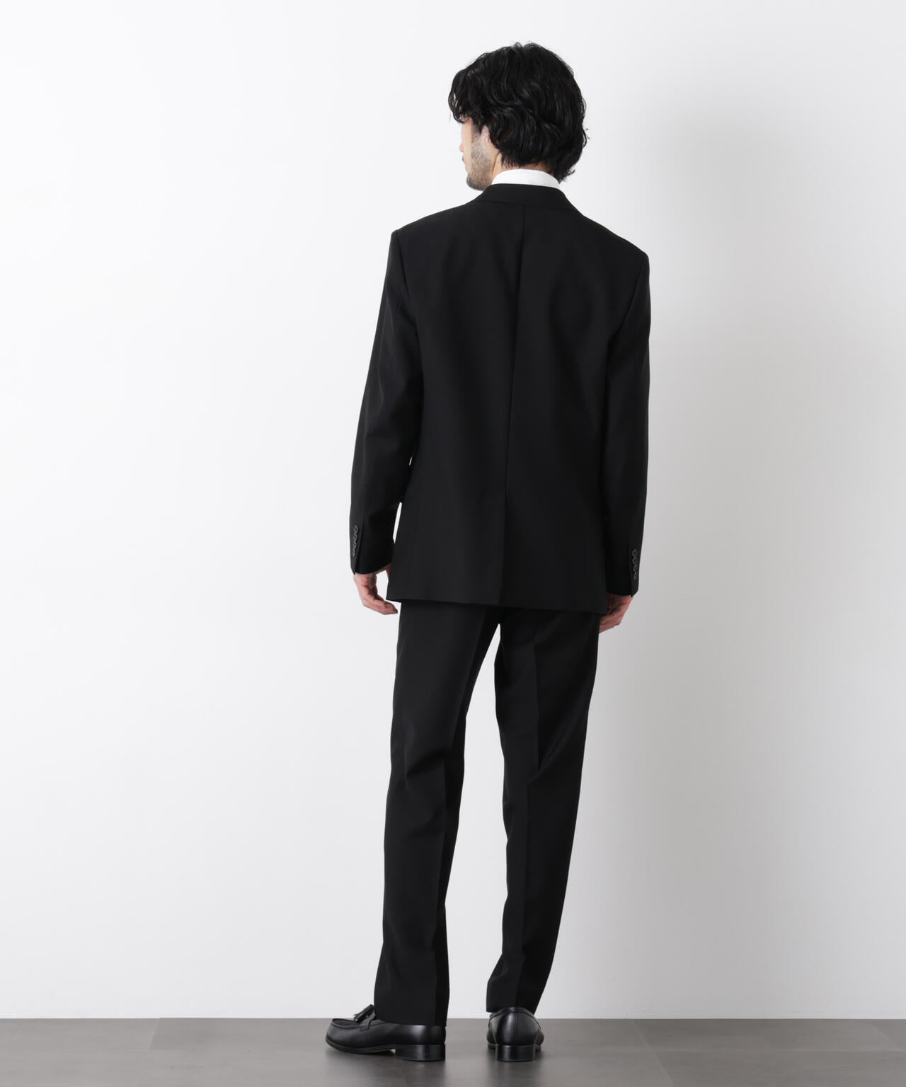 ｢Damerino Formal｣ ブラックフォーマルオールシーズンパンツ(セットアップ可)