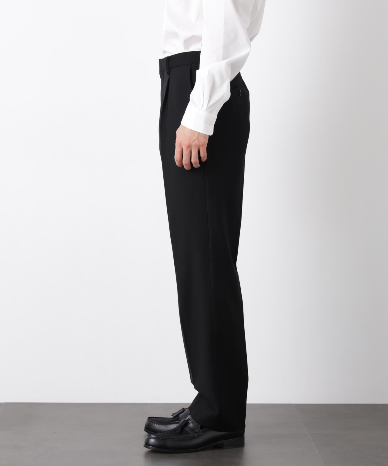 ｢Damerino Formal｣ ブラックフォーマルオールシーズンパンツ(セットアップ可)