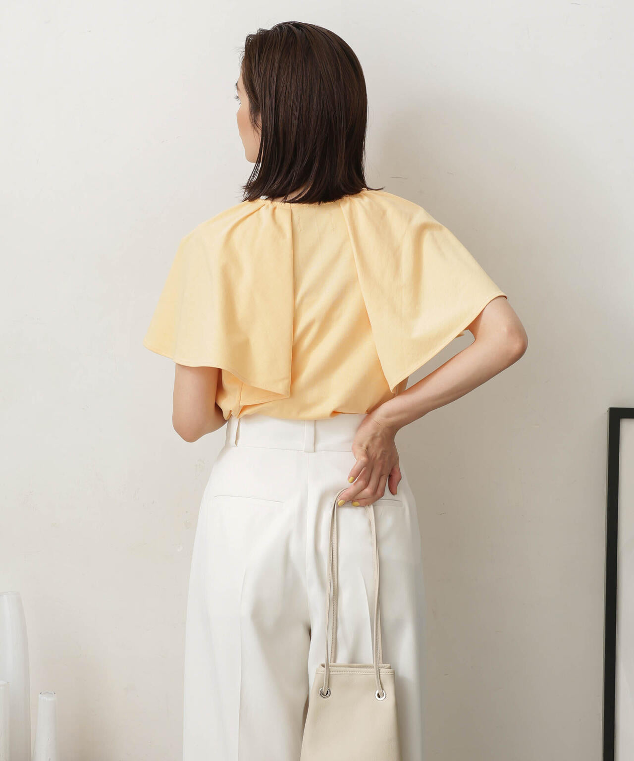 LB.03/Repurフレアスリーブカットトップス