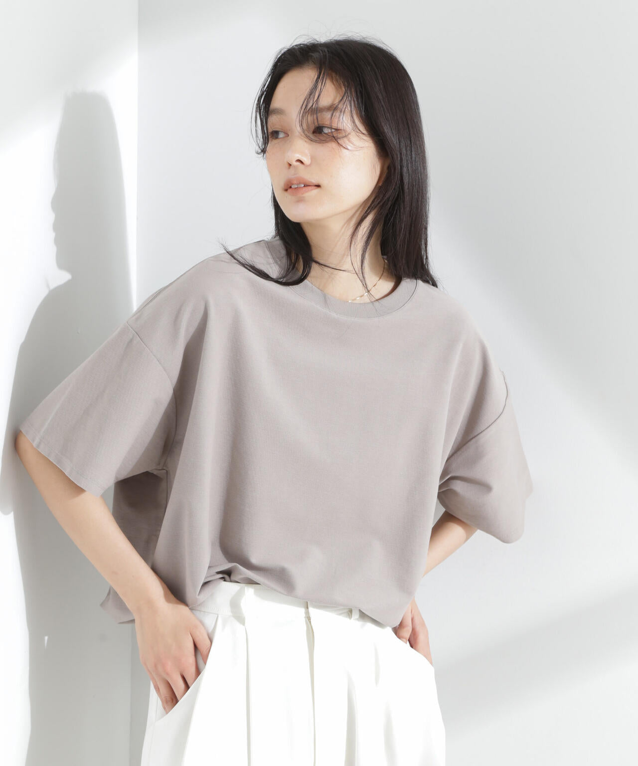 「MC」coveross(R)ツイル調 冷感プレーティング天竺Tシャツ