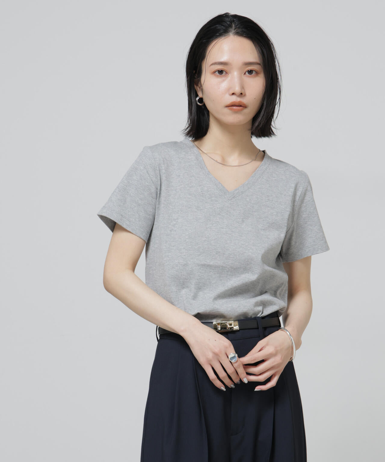 Anti Soaked(R) 汗染み防止VネックTシャツ