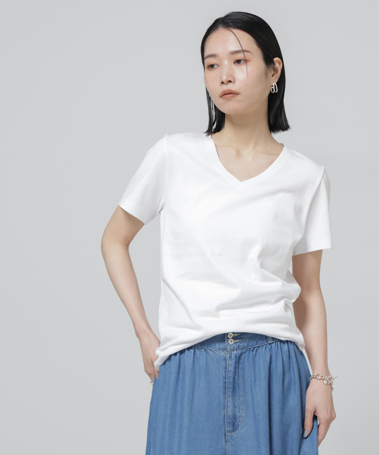 Anti Soaked(R) 汗染み防止VネックTシャツ