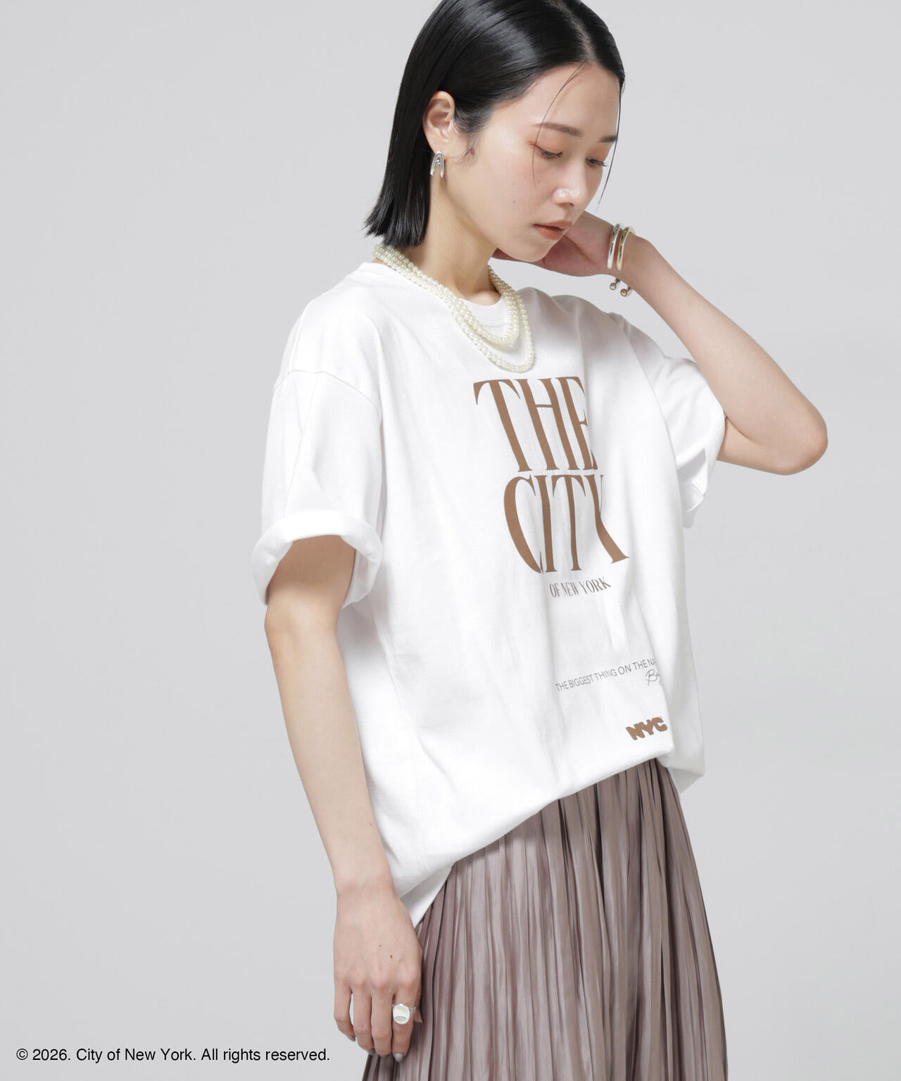 GOOD ROCK SPEED×Anti Soaked(R) 汗染み防止 NYC Tシャツ