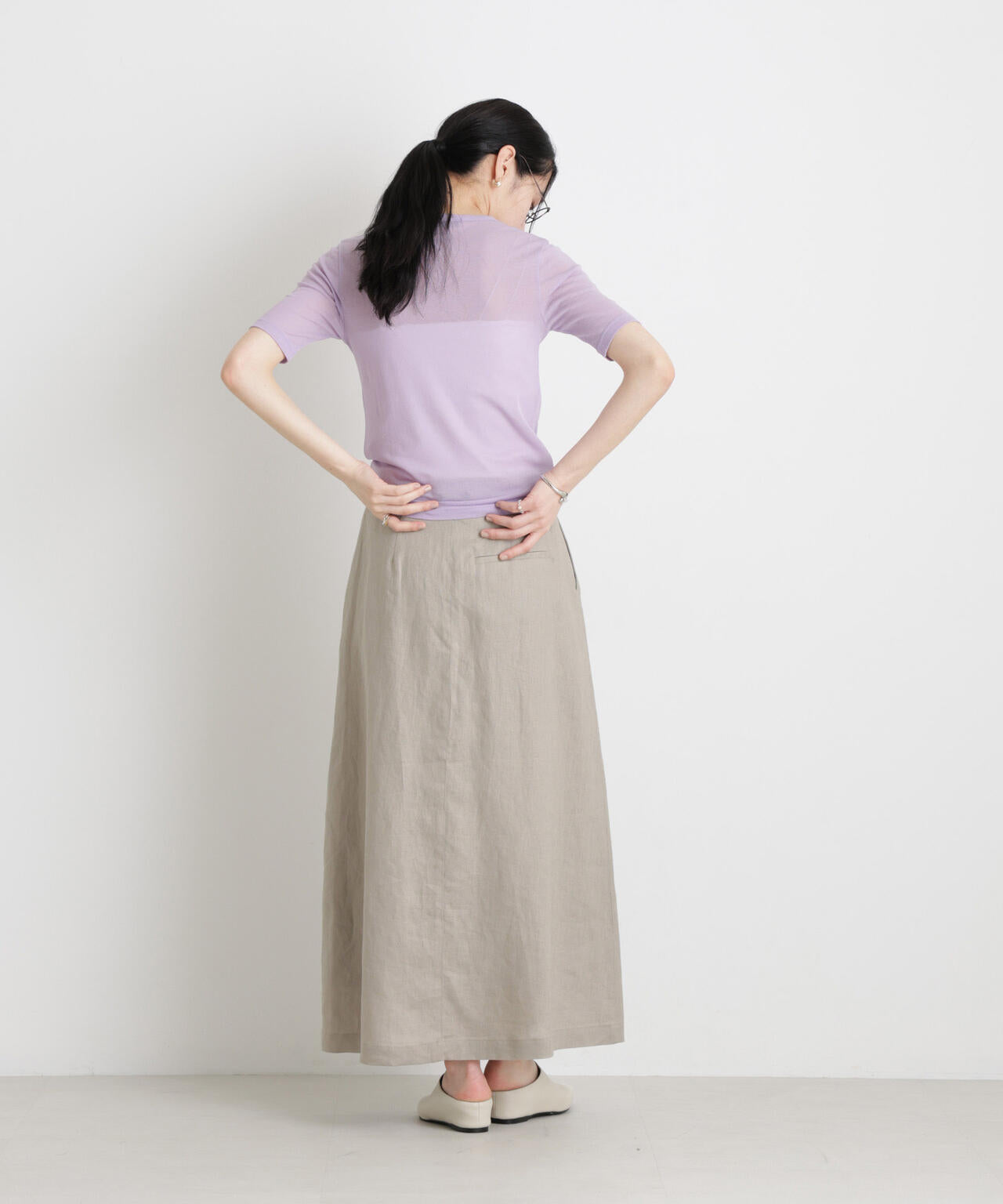 シアーツイストフライスTシャツ