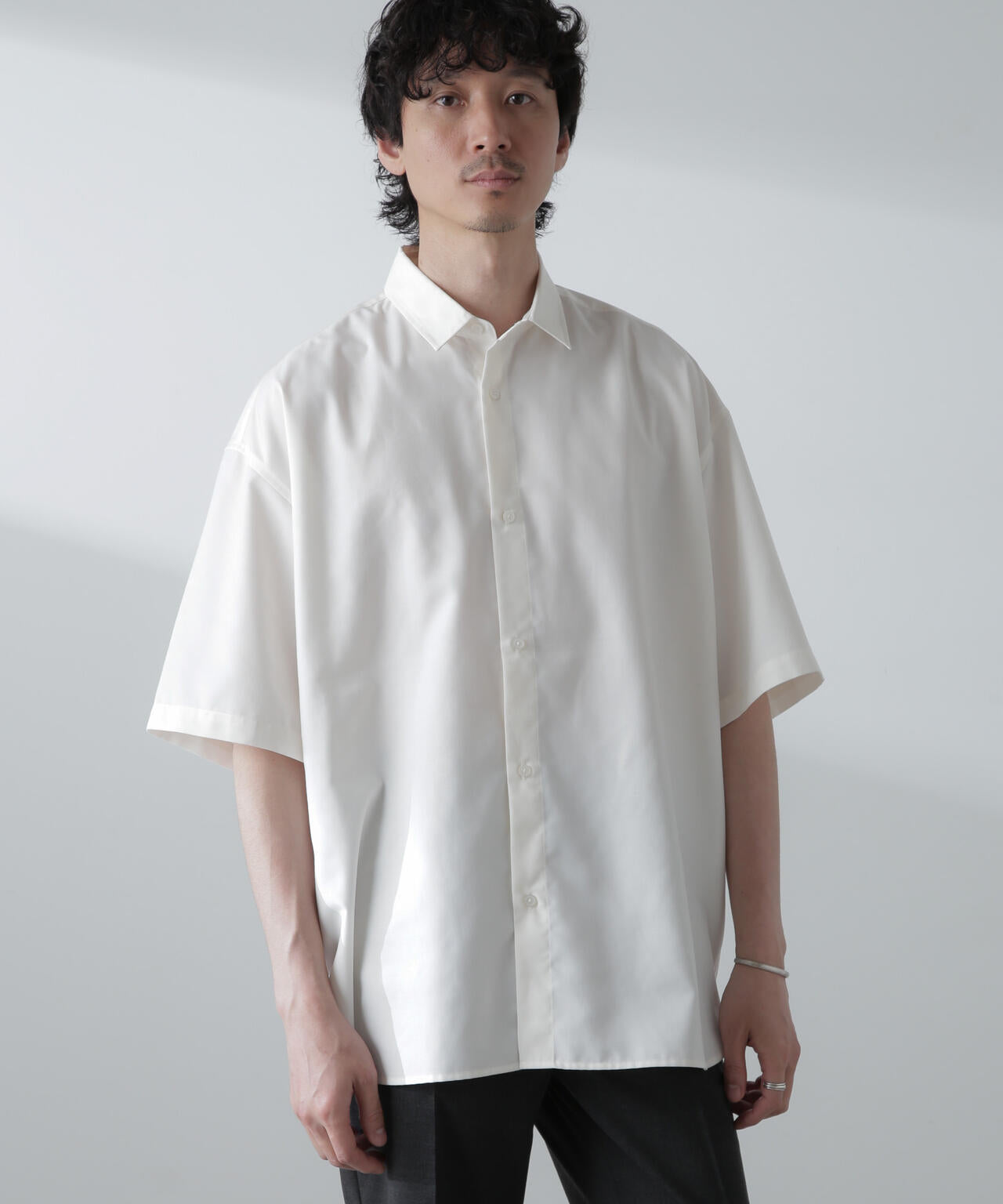 ビッグドレープシャツ 半袖